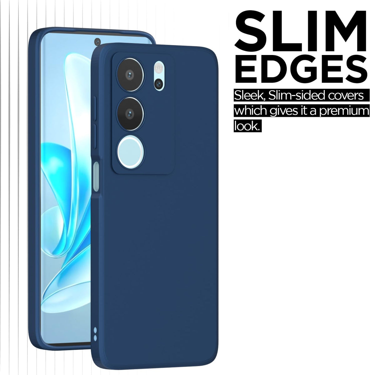 Blue Matte mobile cover for Vivo Y29 5G/Y19s – Pikkme – photo 6