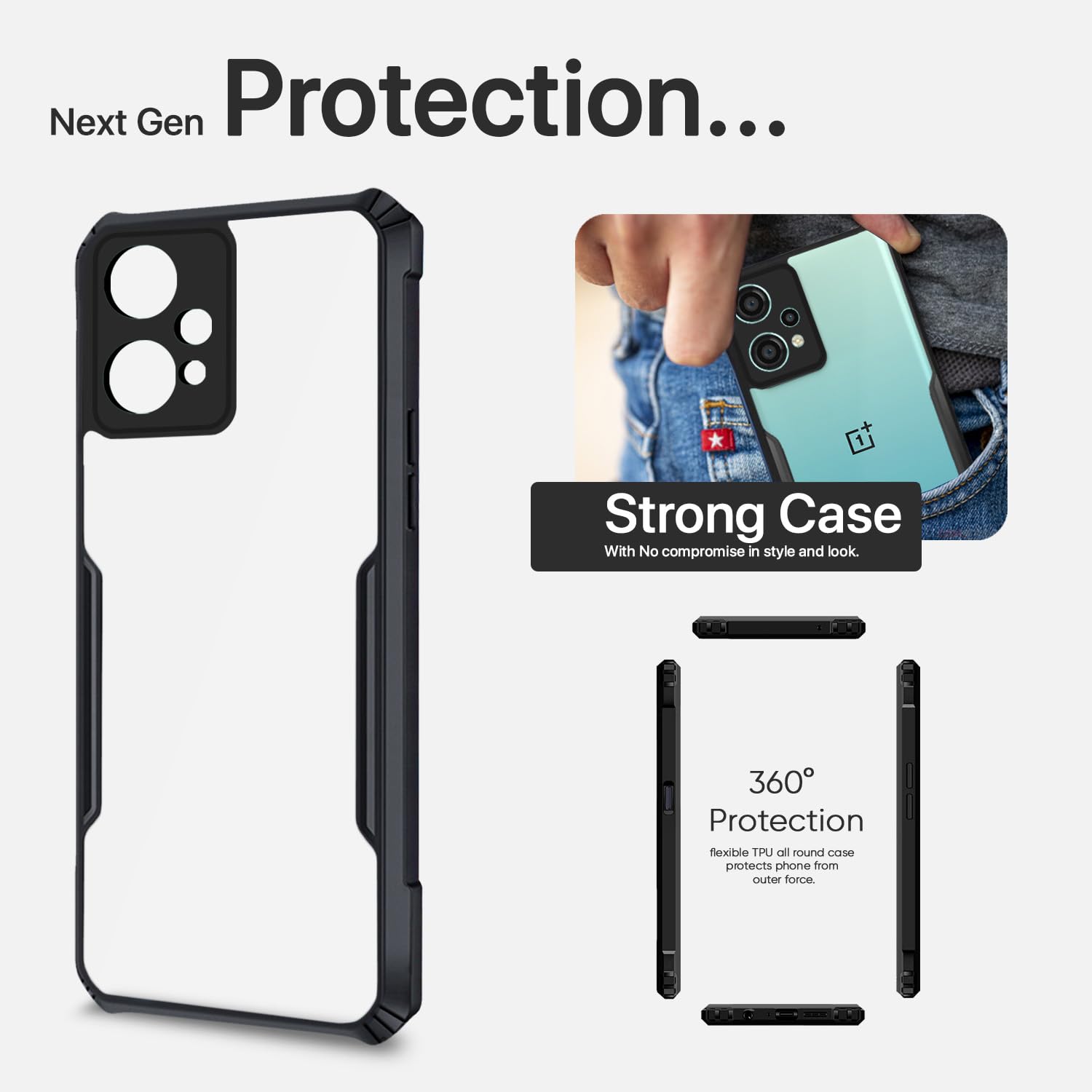 OnePlus Nord CE 2 Lite 5G mobile cover in black by Pikkme – photo 7