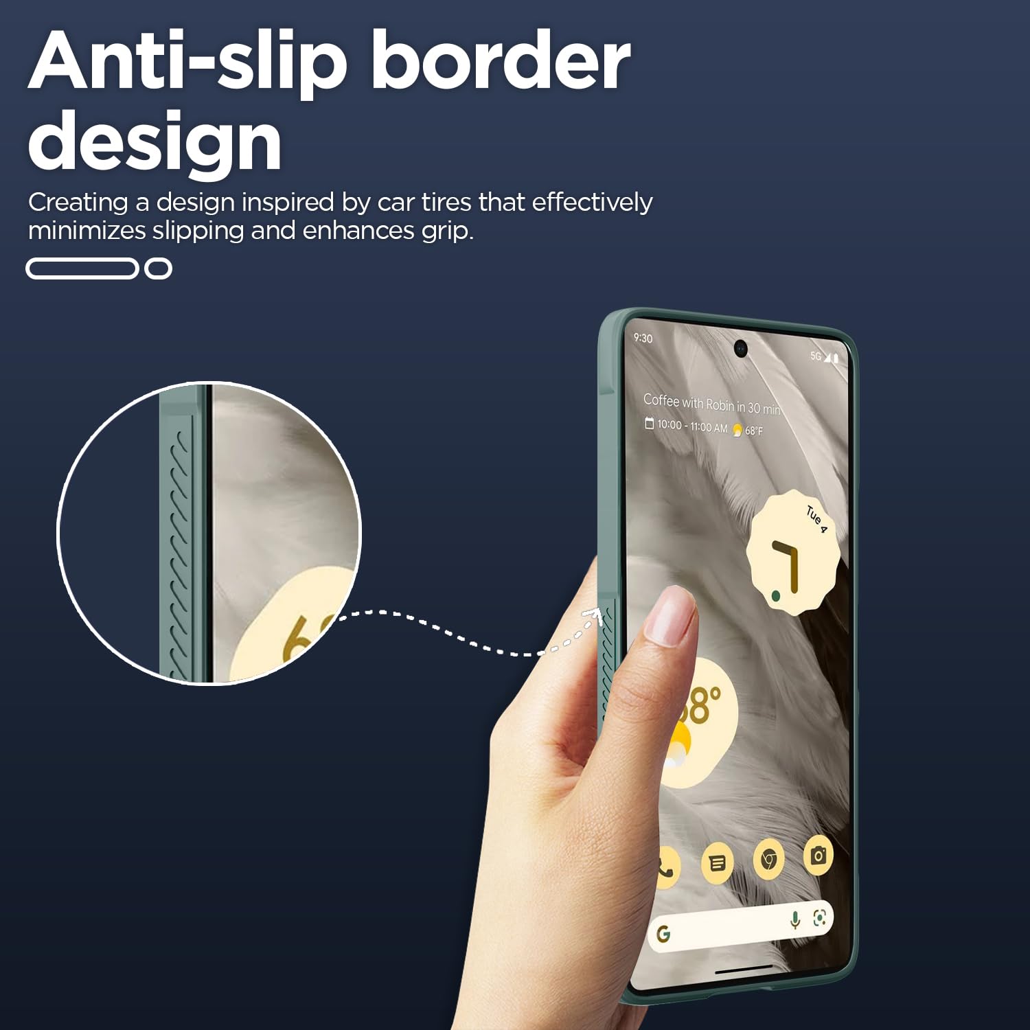Pikkme green mobile cover for Google Pixel 7 – photo 4