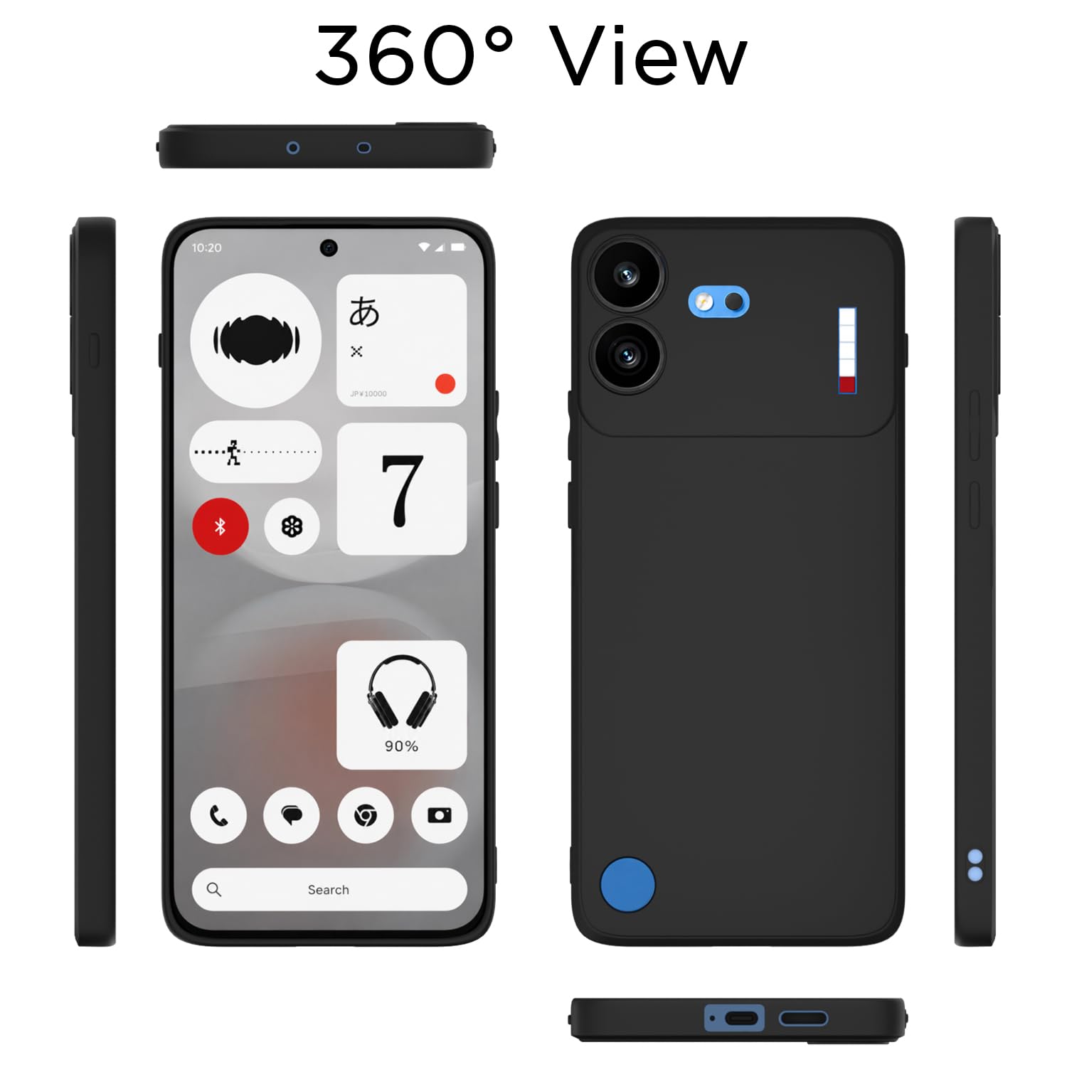 Pikkme Nothing Phone 4b 5G black mobile cover – photo 4