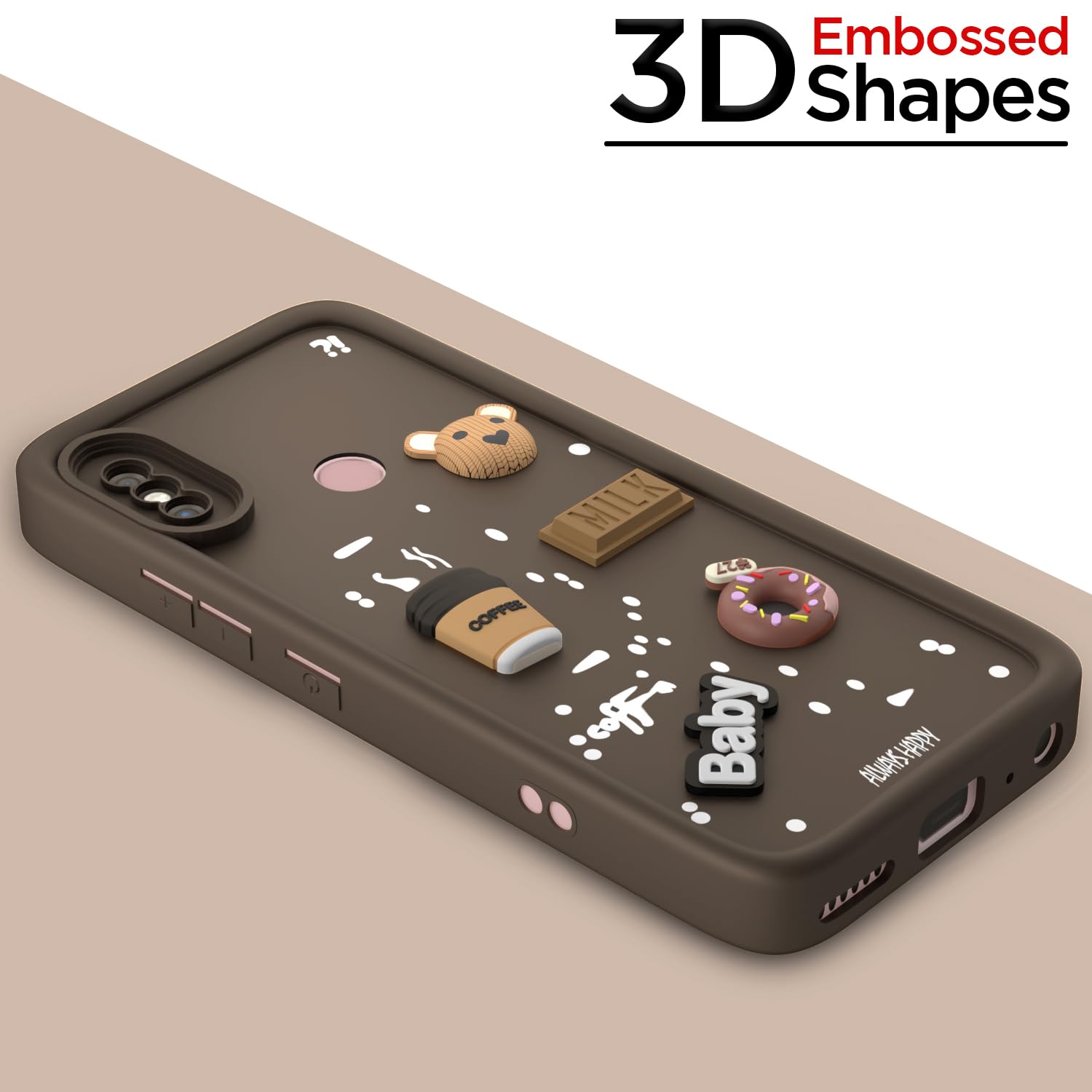 Pikkme brown mobile back cover for Redmi Note 5 Pro – photo 3