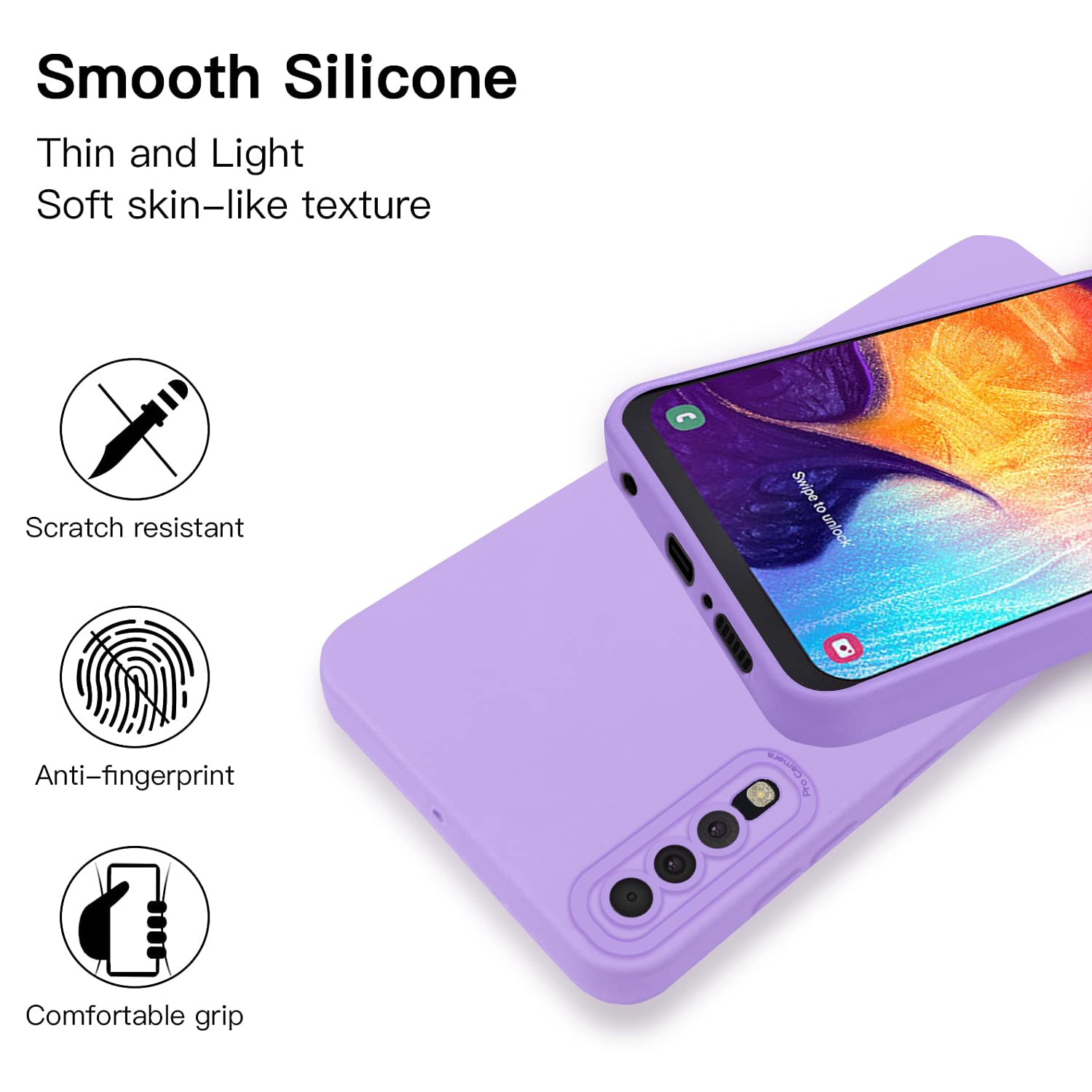 Pikkme Samsung A50/A50s/A30s purple phone cover – photo 3