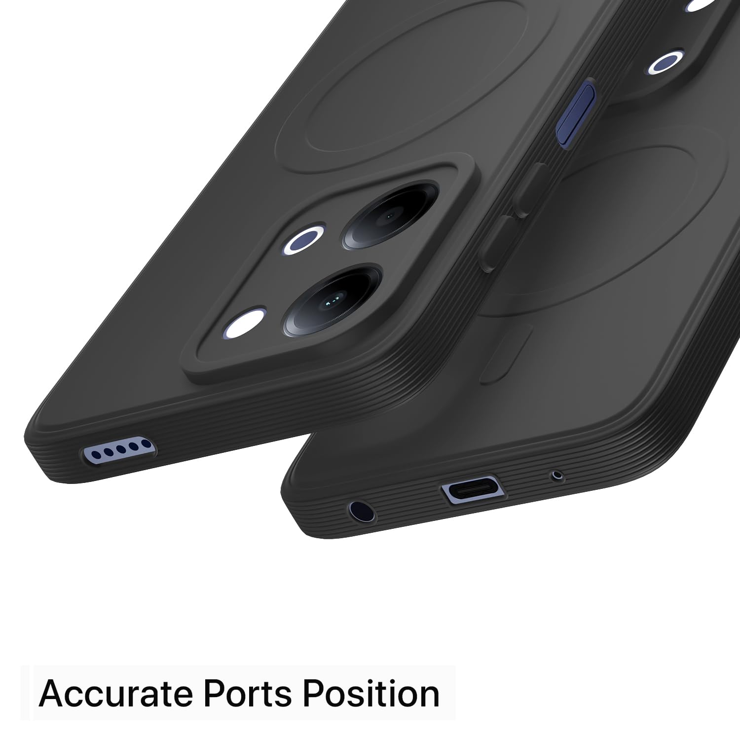Vivo Y11/T5 Lite 5G MagSafe phone cover in black by Pikkme – photo 4
