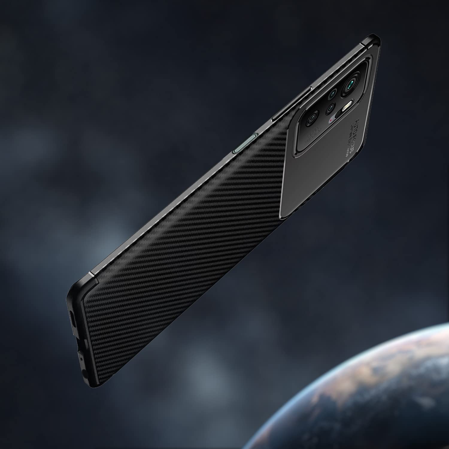 Redmi Note 10/Note 10s mobile back cover in black by Pikkme – photo 4