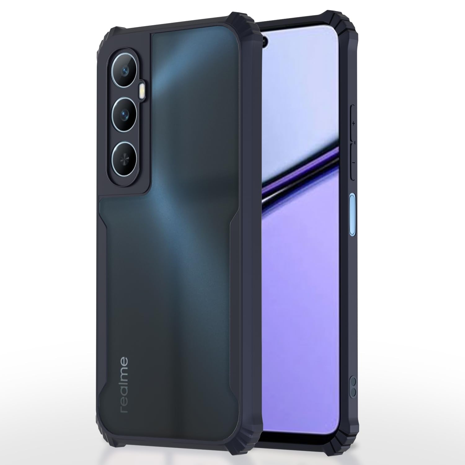 Realme C65 Ultra back cover in blue by Pikkme