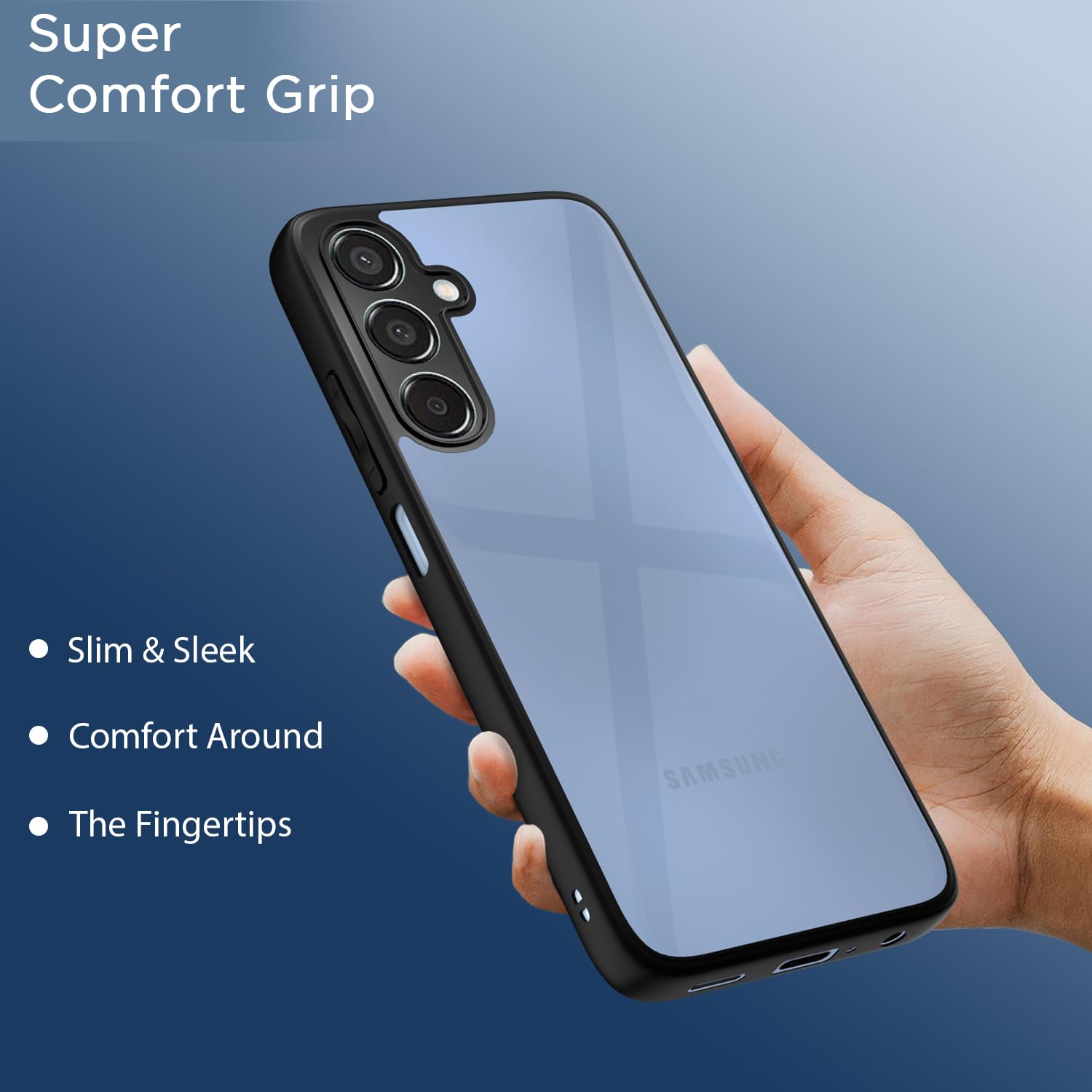 Pikkme Samsung Galaxy A15 5G Eagle 2.0 Back Cover (Black)