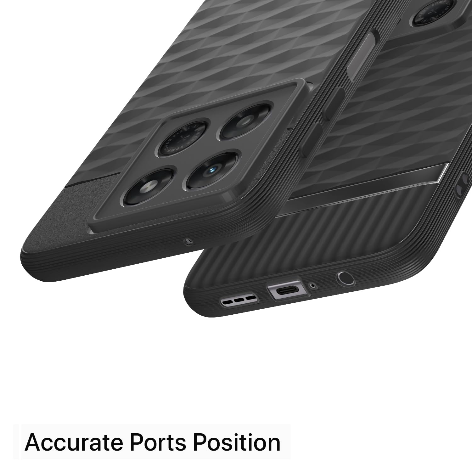 Pikkme black Silicone phone cover for Moto G37 5G – photo 4