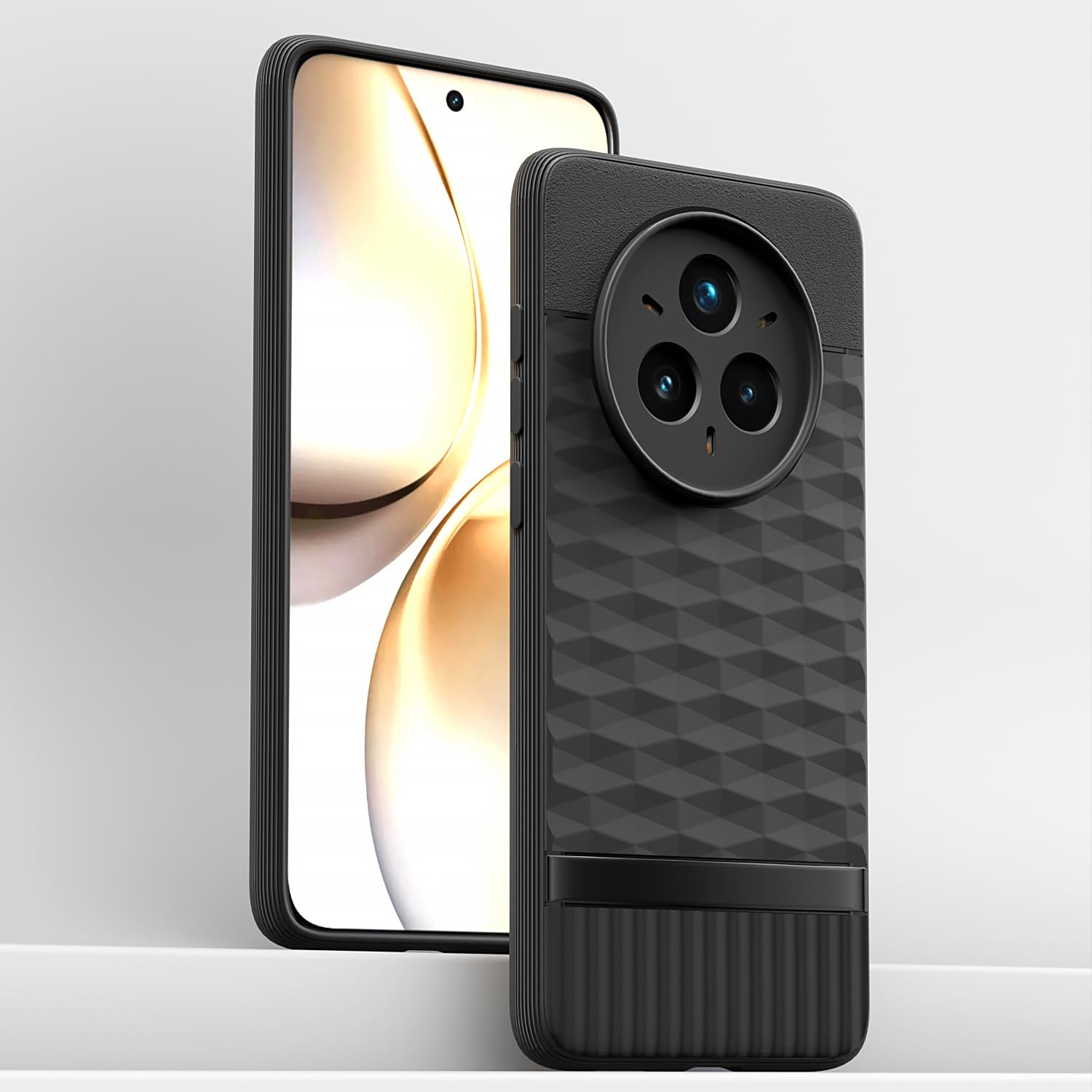 Pikkme Realme 14 Pro Plus 5G / Realme P3 Pro 5G Gencase Back Cover (Black)