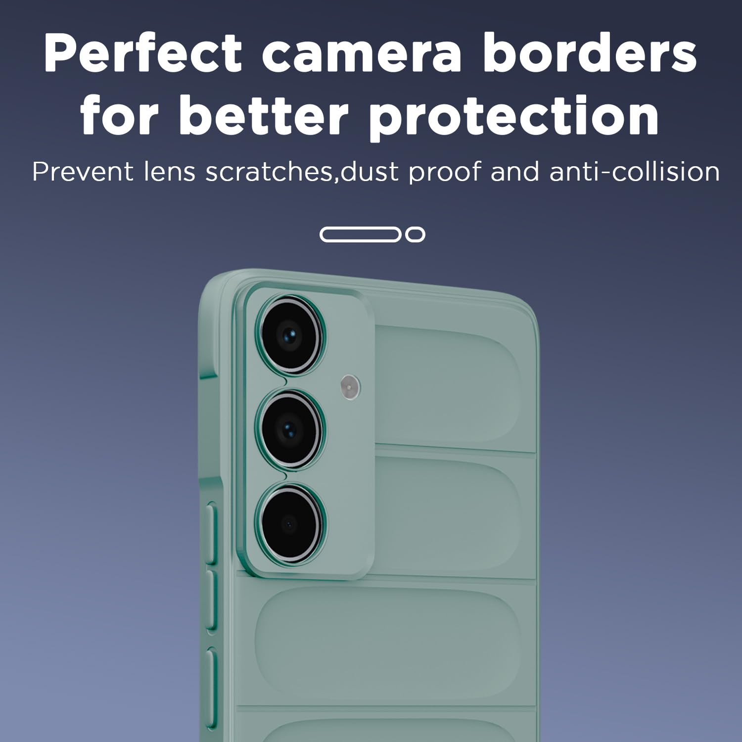 Pikkme Samsung A55 5G Liquid Silicone green mobile cover – photo 3