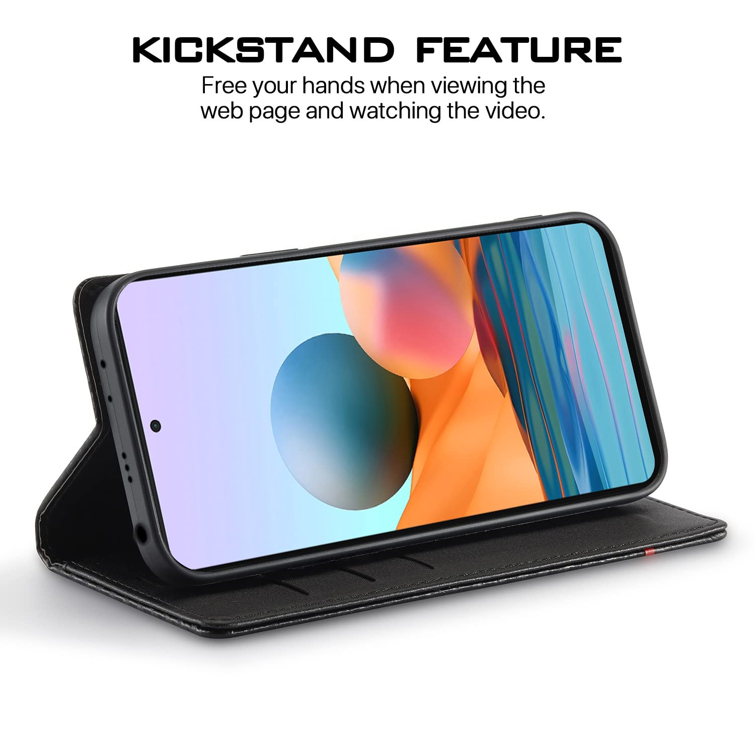 Black flip cover for Redmi Note 10 Pro/Note 10 Pro Max – Pikkme – photo 5