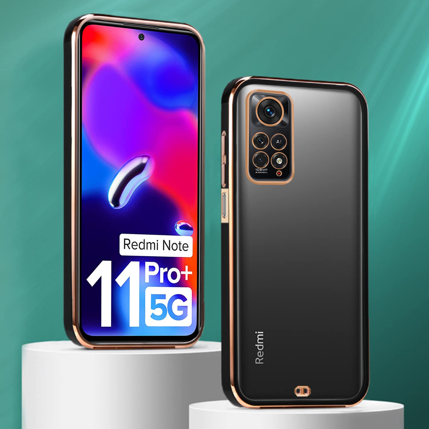Pikkme Redmi Note 11 Pro/Note 11 Pro Plus 5G black mobile back cover – photo 3