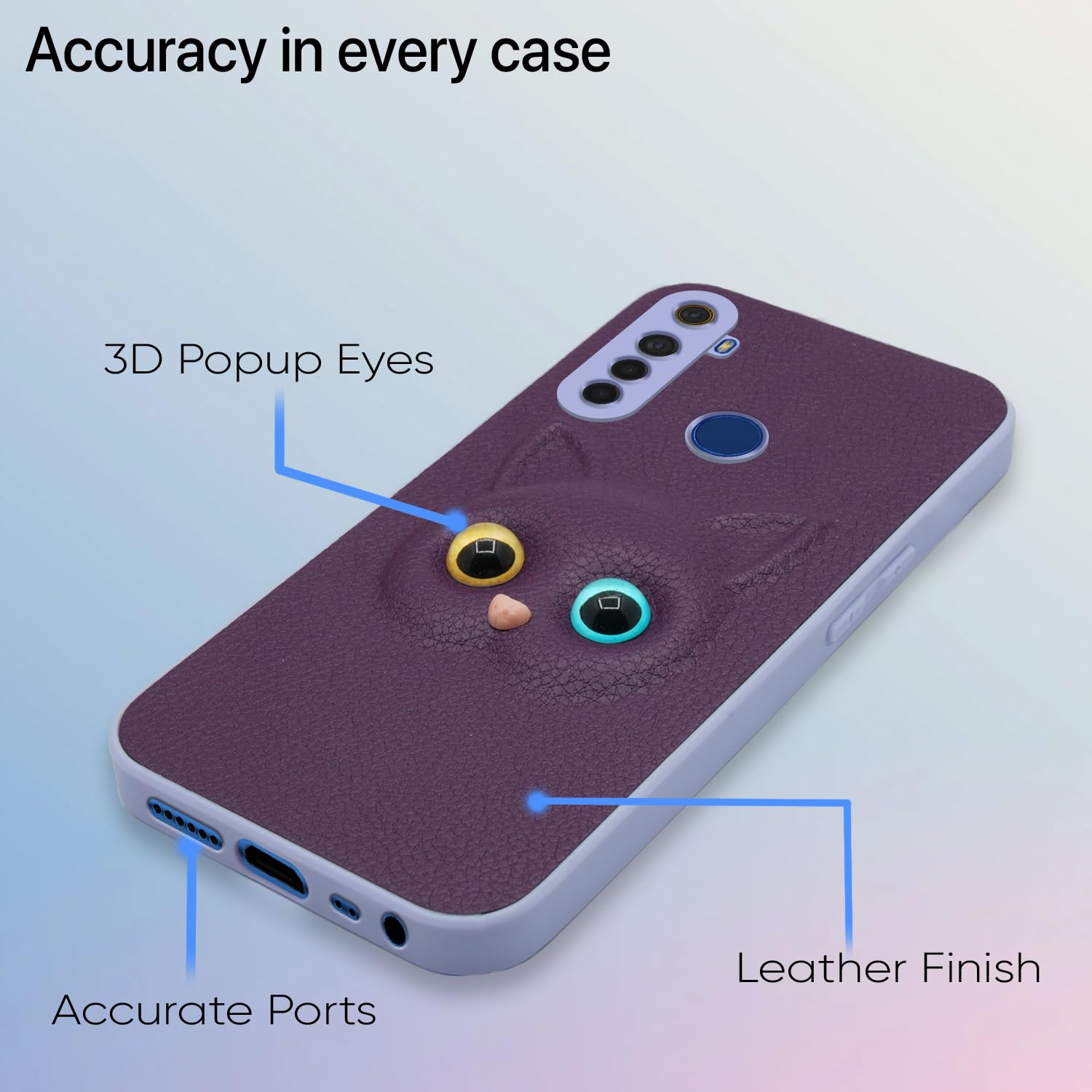 Pikkme purple mobile cover for Realme 5 – photo 7