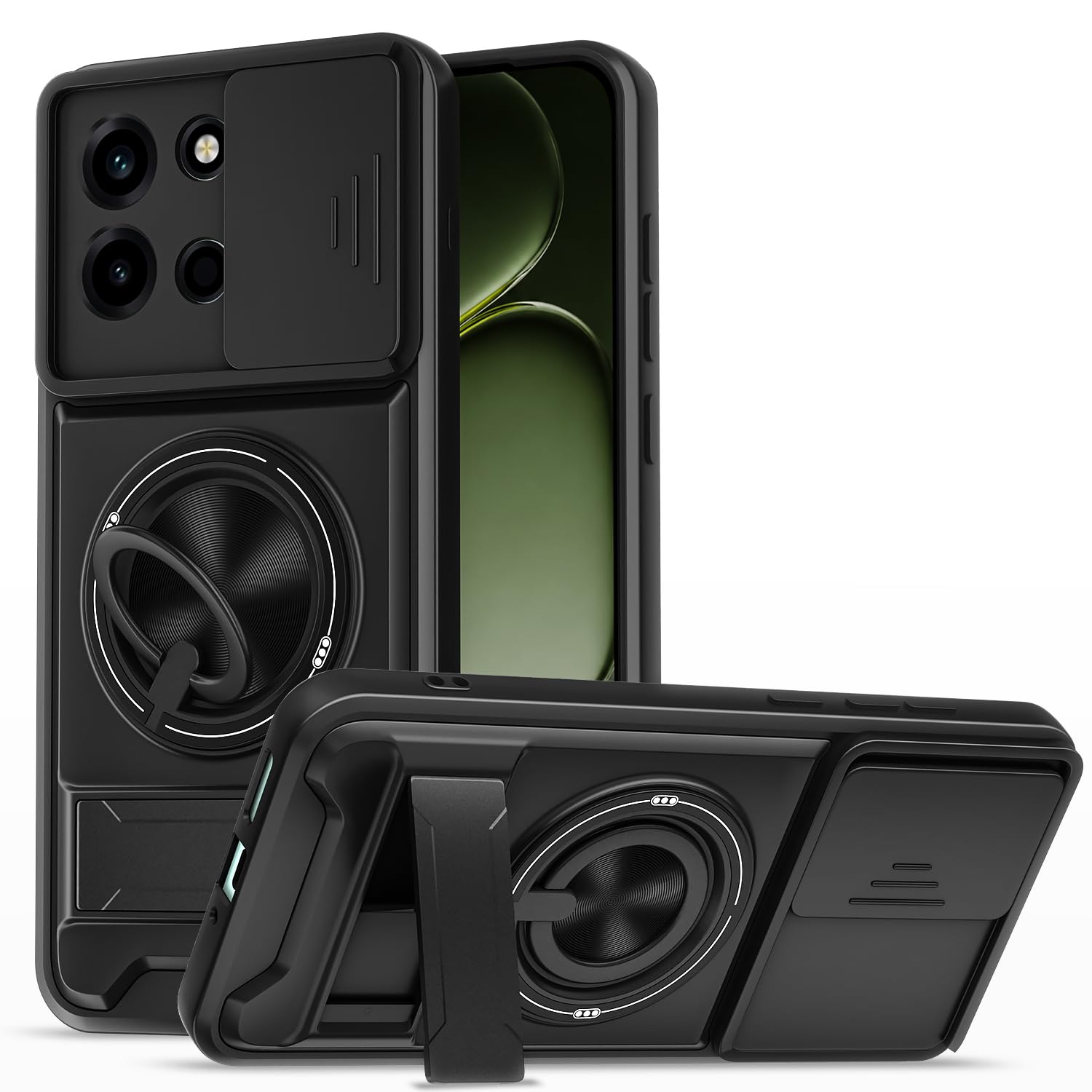 Pikkme OnePlus Nord 6 5G black mobile back cover