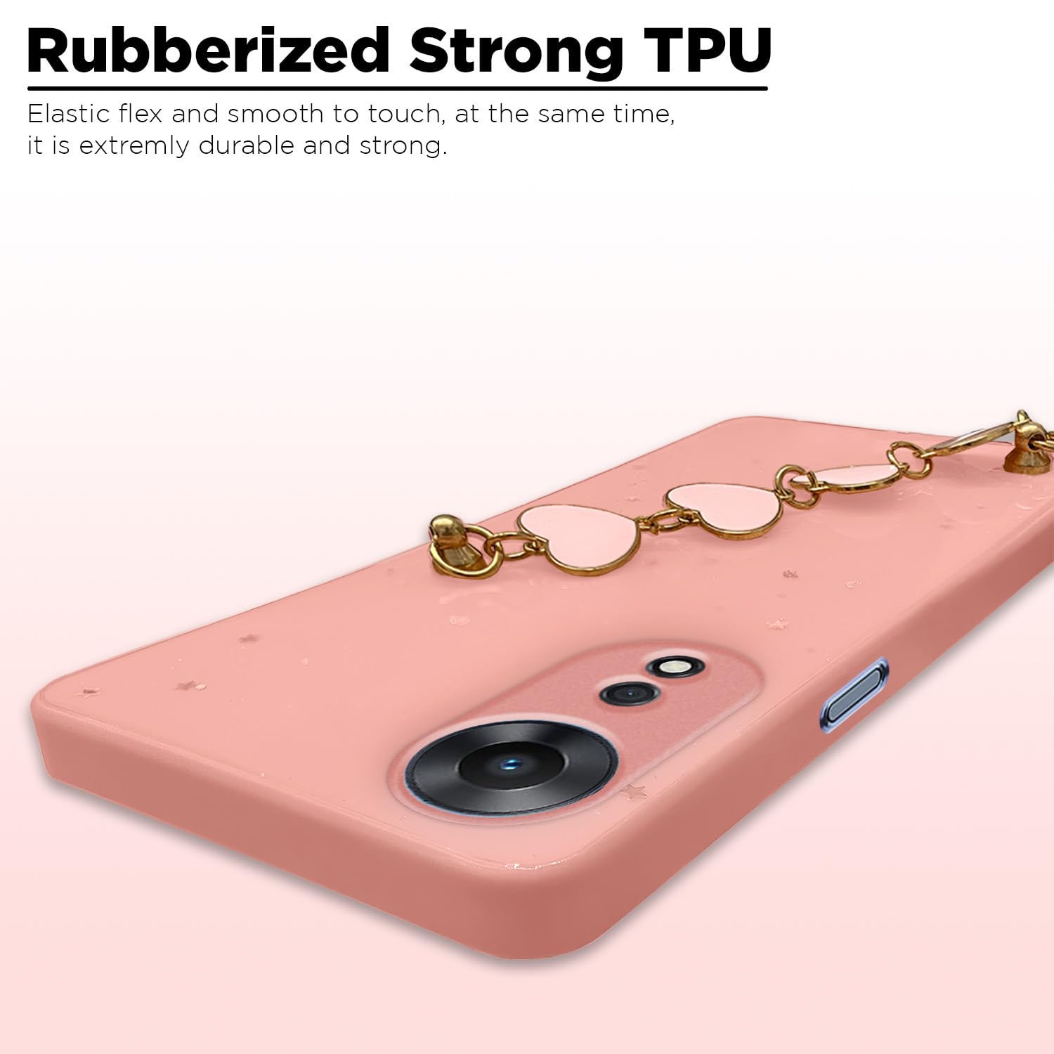 Pikkme Oppo A78 5G Chain pink back cover – photo 5