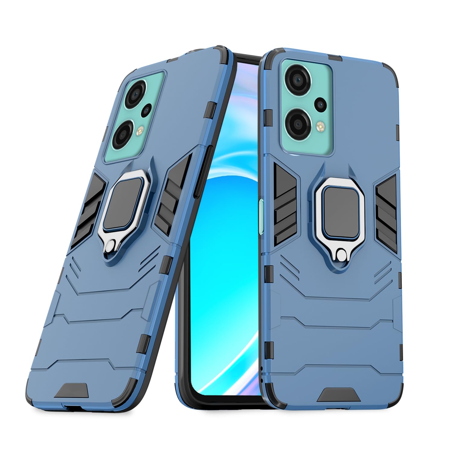 OnePlus Nord Ce 2 Lite 5G D5 Tough Armor Back Cover - Blue