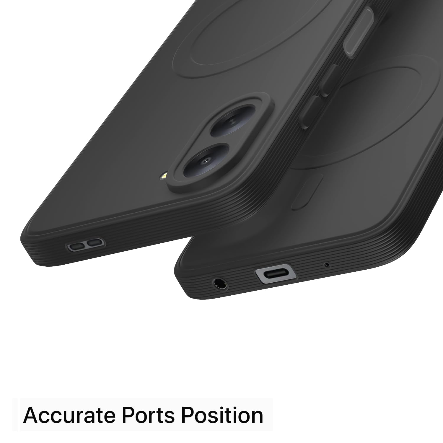 Pikkme Redmi A7 MagSafe black mobile cover – photo 4