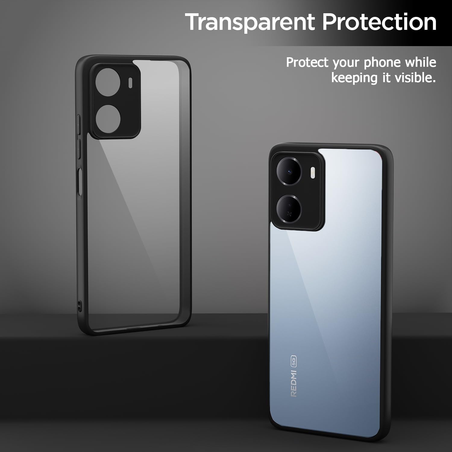 Pikkme Redmi 15A 5G black back cover – photo 3