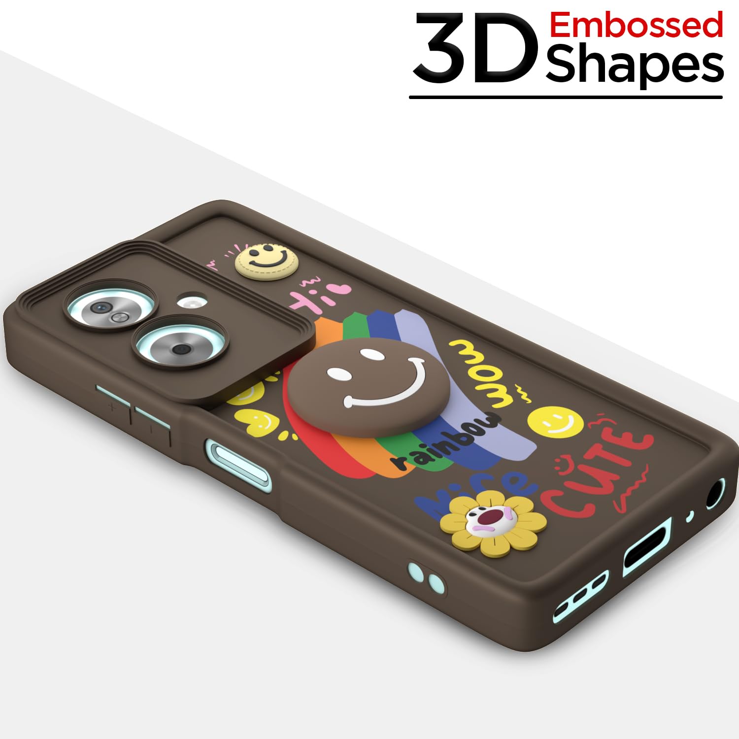Pikkme brown Soft Silicone back cover for Oppo A79 5G – photo 3