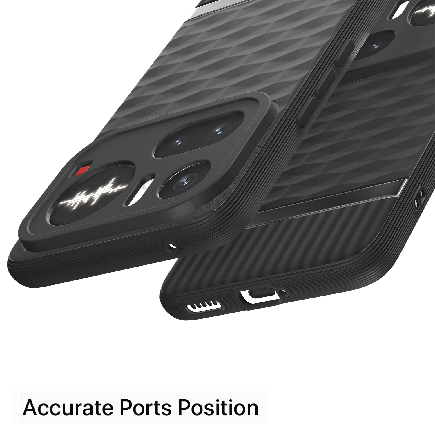 Pikkme black Silicone back cover for Nothing Phone 4a Pro 5G – photo 4