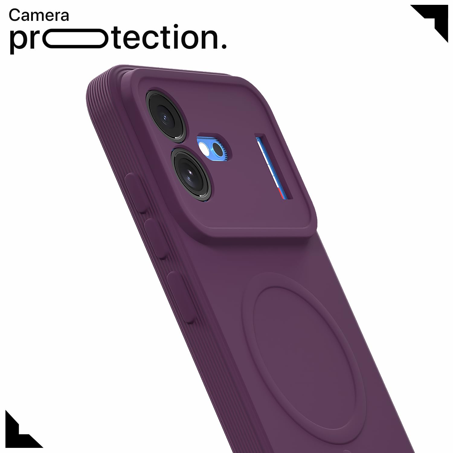 Pikkme Nothing Phone 4b 5G MagSafe purple back cover – photo 5