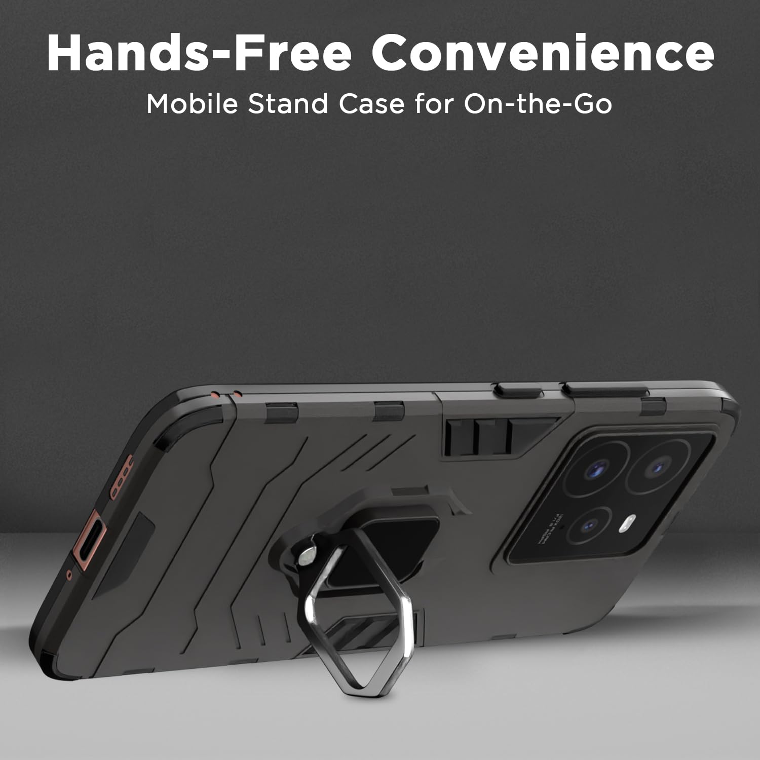 Pikkme black phone cover for Realme GT 7 Pro 5G – photo 6