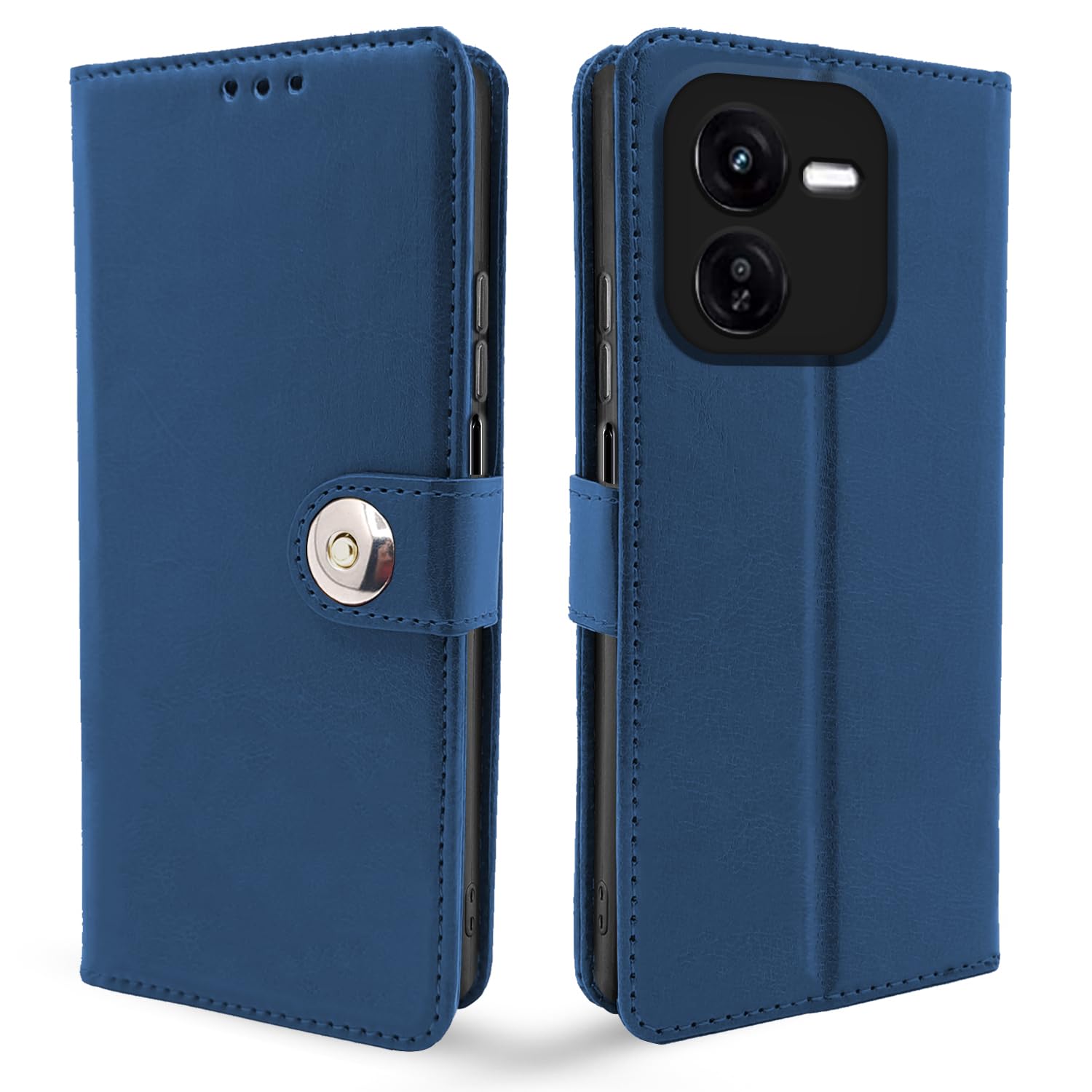 Pikkme blue wallet flip cover for iQOO Z9X 5G