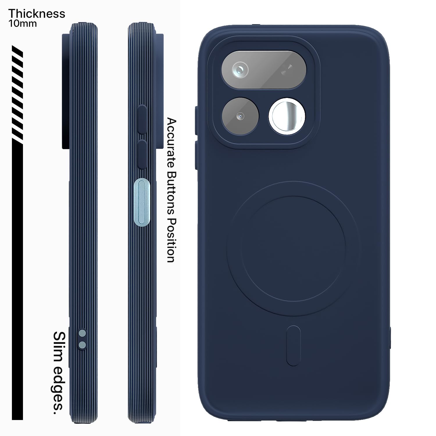 Blue mobile back cover for Realme 16T 5G – Pikkme – photo 3