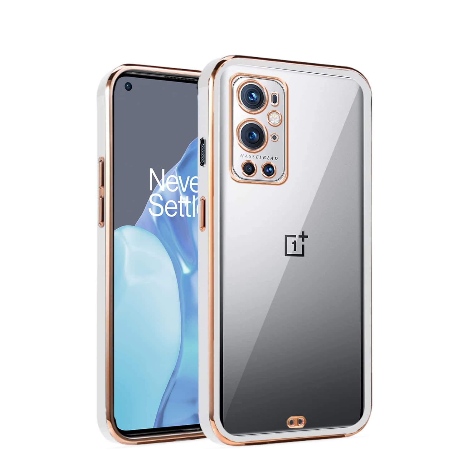 Pikkme white Chrome phone cover for OnePlus 9 Pro