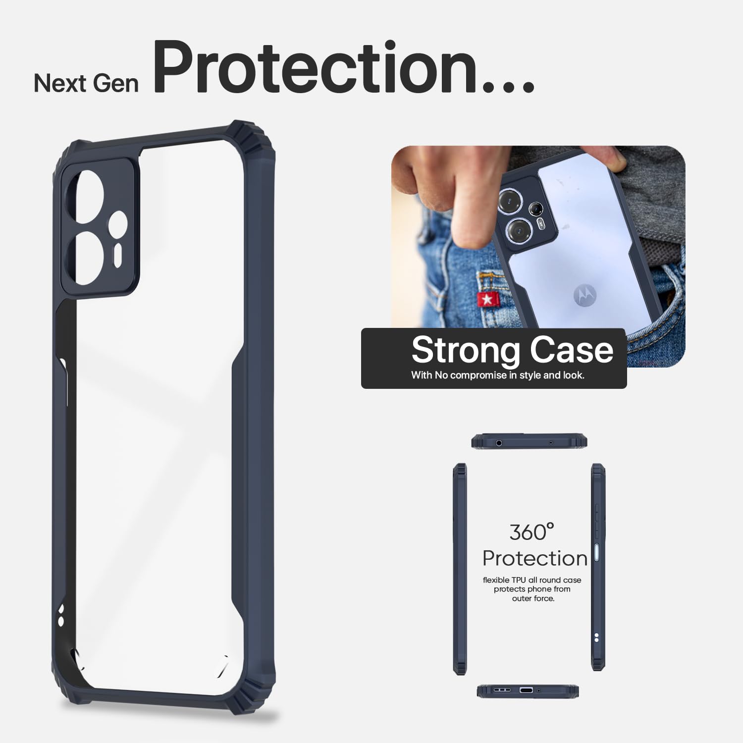 Pikkme Moto G23 blue phone cover – photo 6