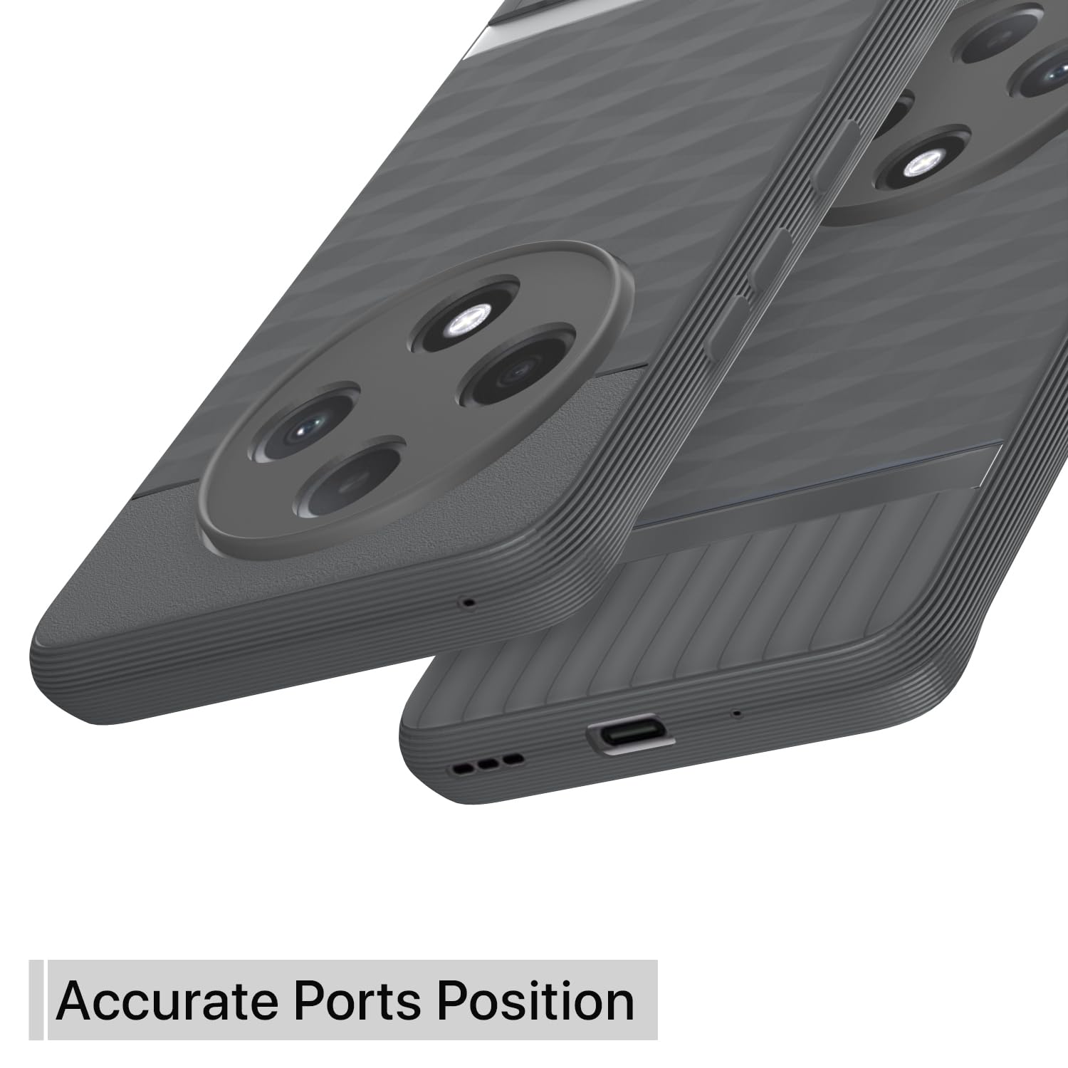 Pikkme Oppo F27 Pro Plus 5G Gencase Back Cover (Grey)