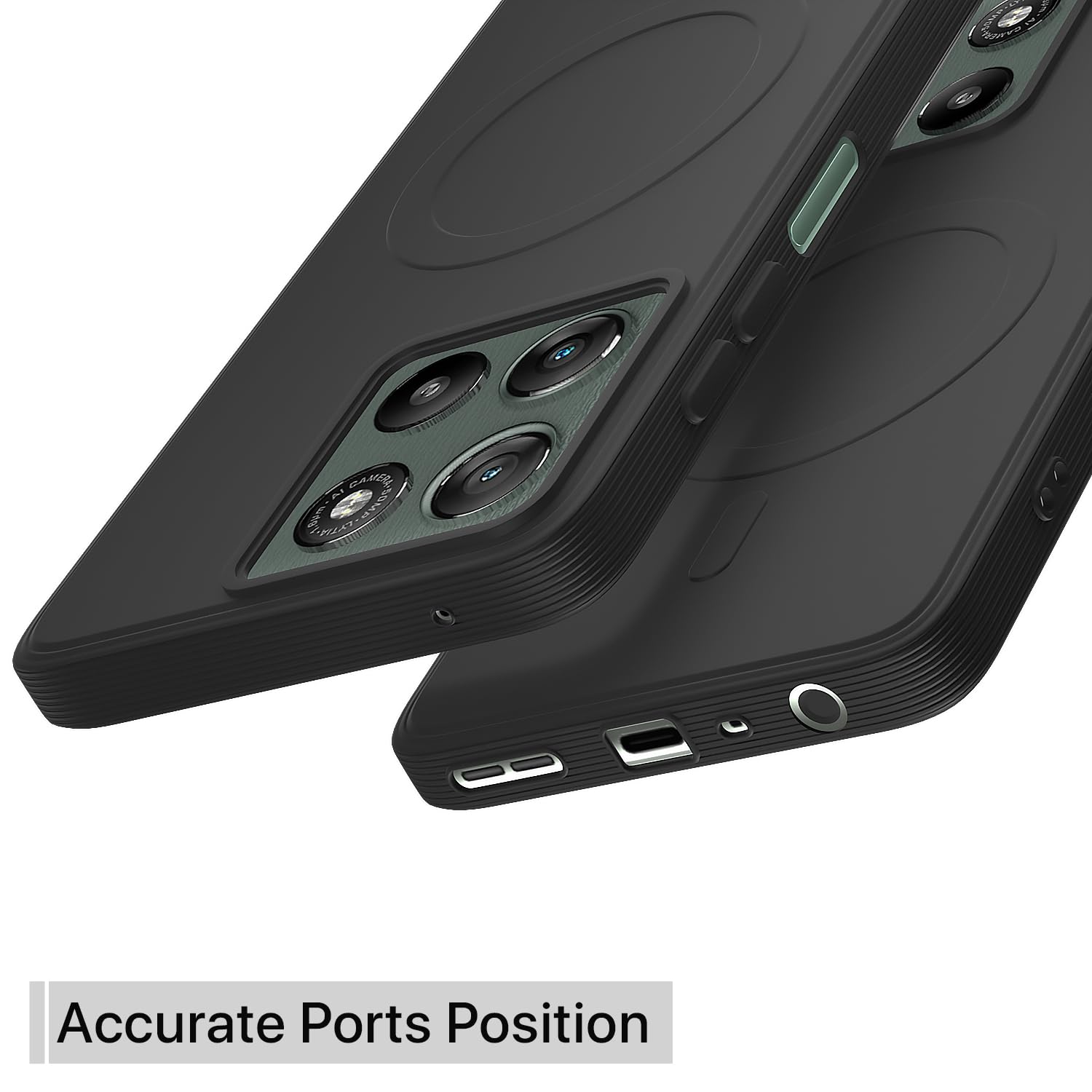 Moto G67 Power/G57 Power 5G mobile cover in black by Pikkme – photo 4