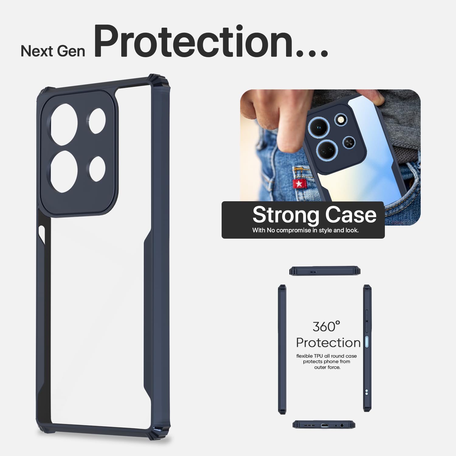 Blue mobile back cover for Infinix Note 30 5G – Pikkme – photo 6