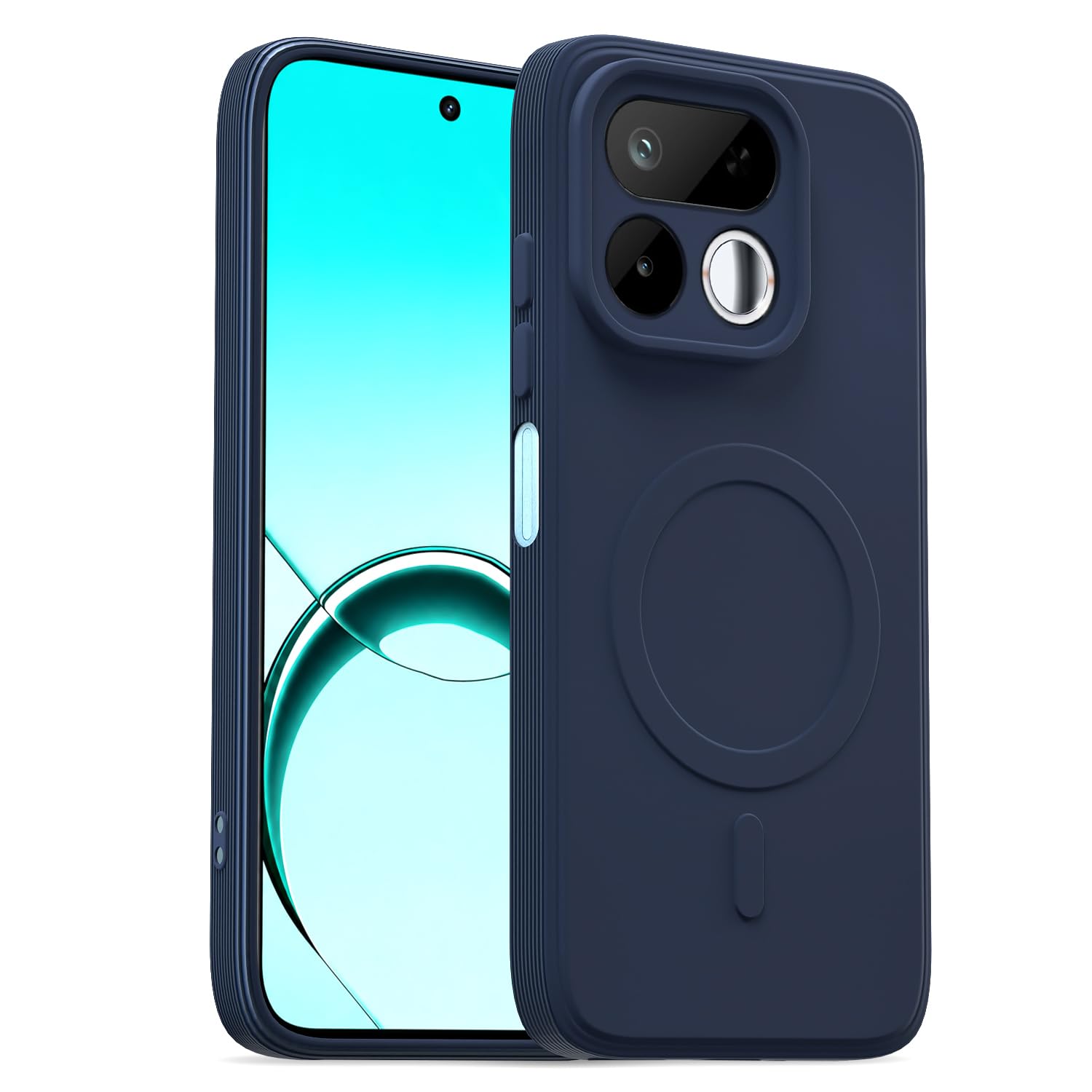 Realme 16T 5G back cover in blue by Pikkme