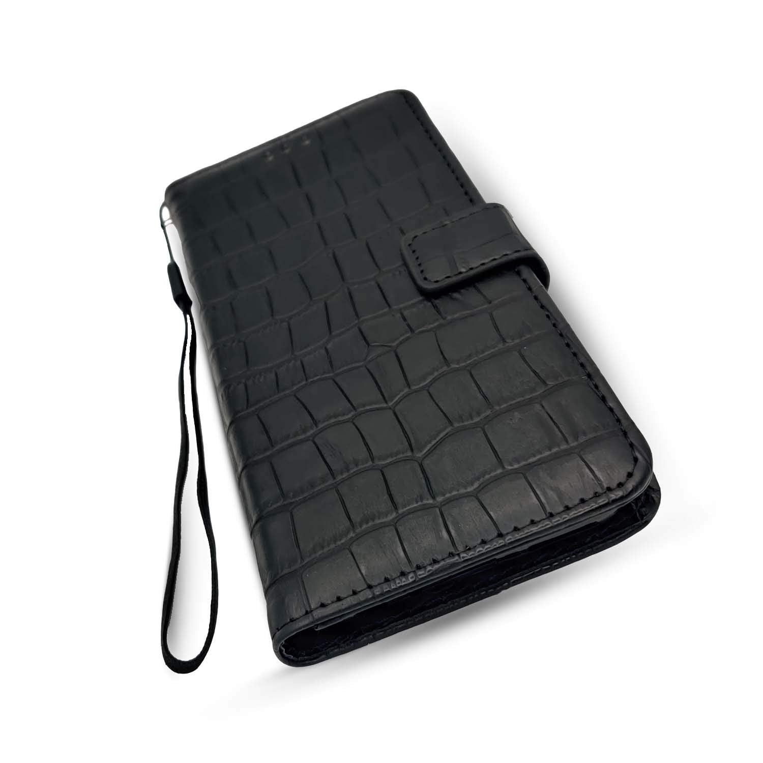 iPhone XR Leather flip case in black by Pikkme – photo 5