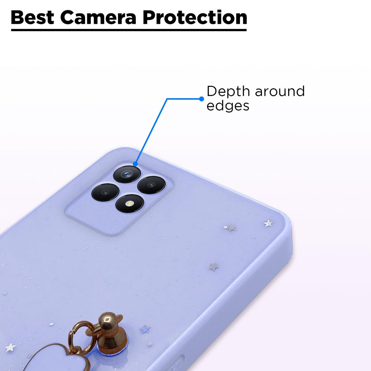 Pikkme purple mobile cover for Realme Narzo 50/8i 4G – photo 2