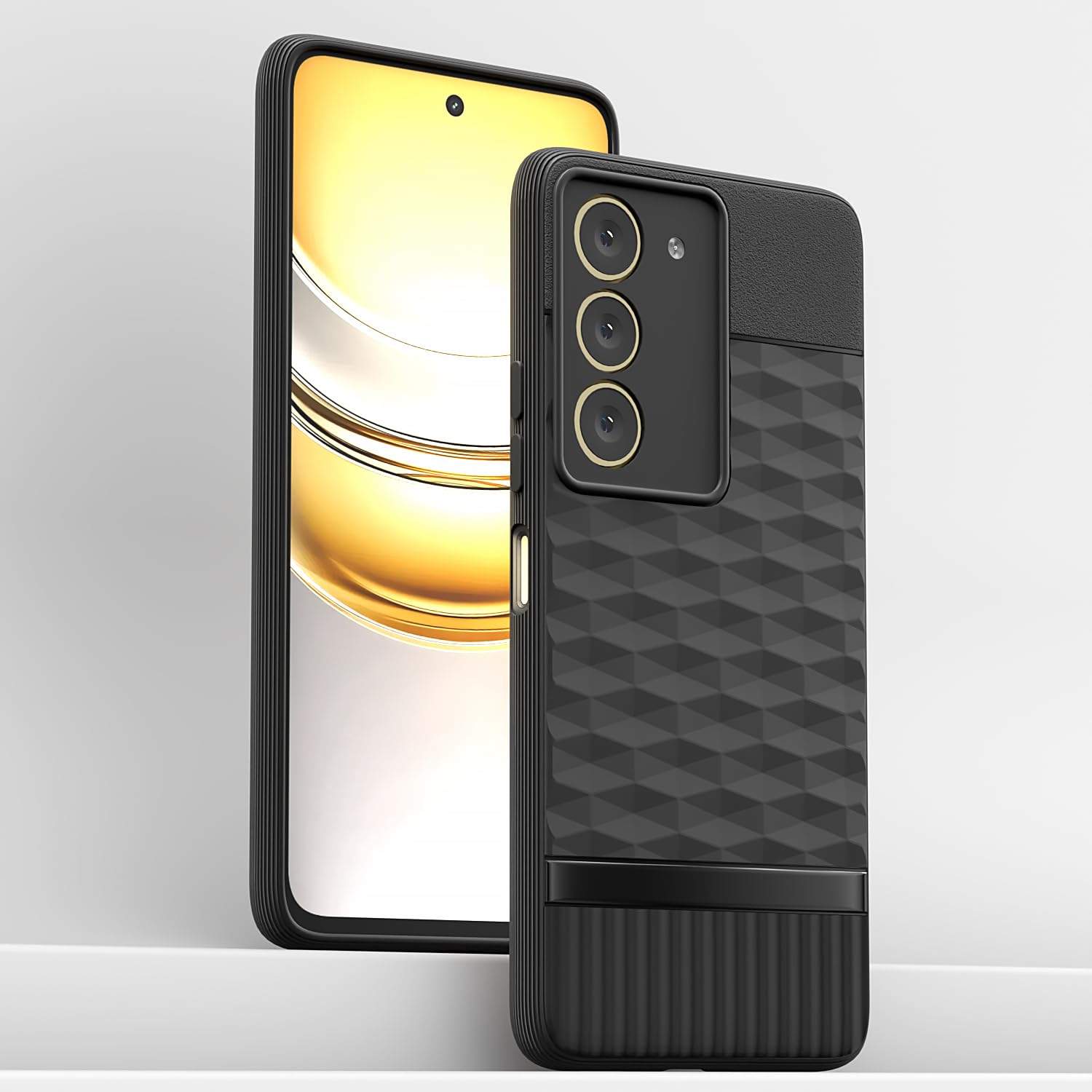Pikkme Realme 14x 5G / Realme Narzo 80x Gencase Back Cover (Black)