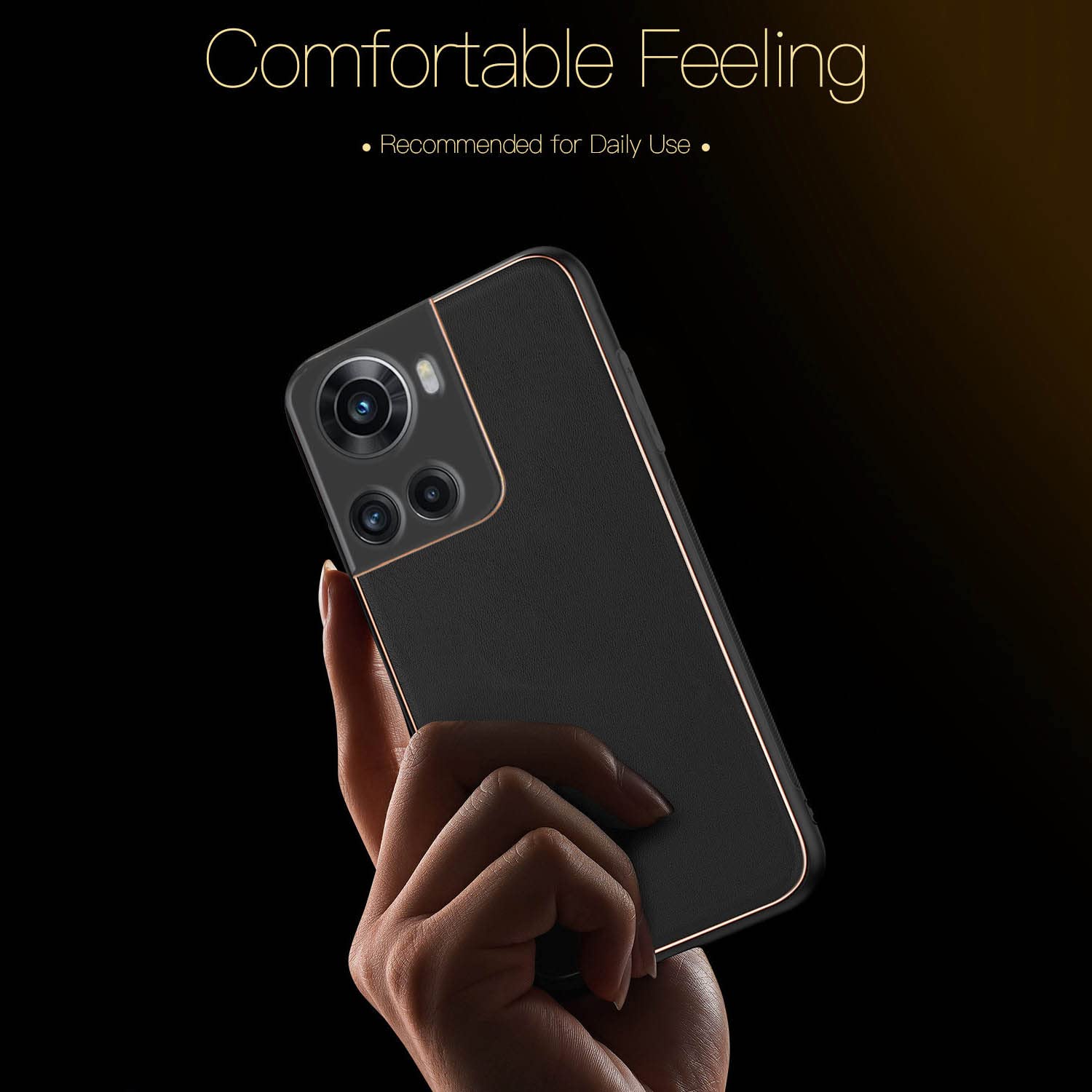 OnePlus 10R 5G Chrome back cover in black by Pikkme – photo 5