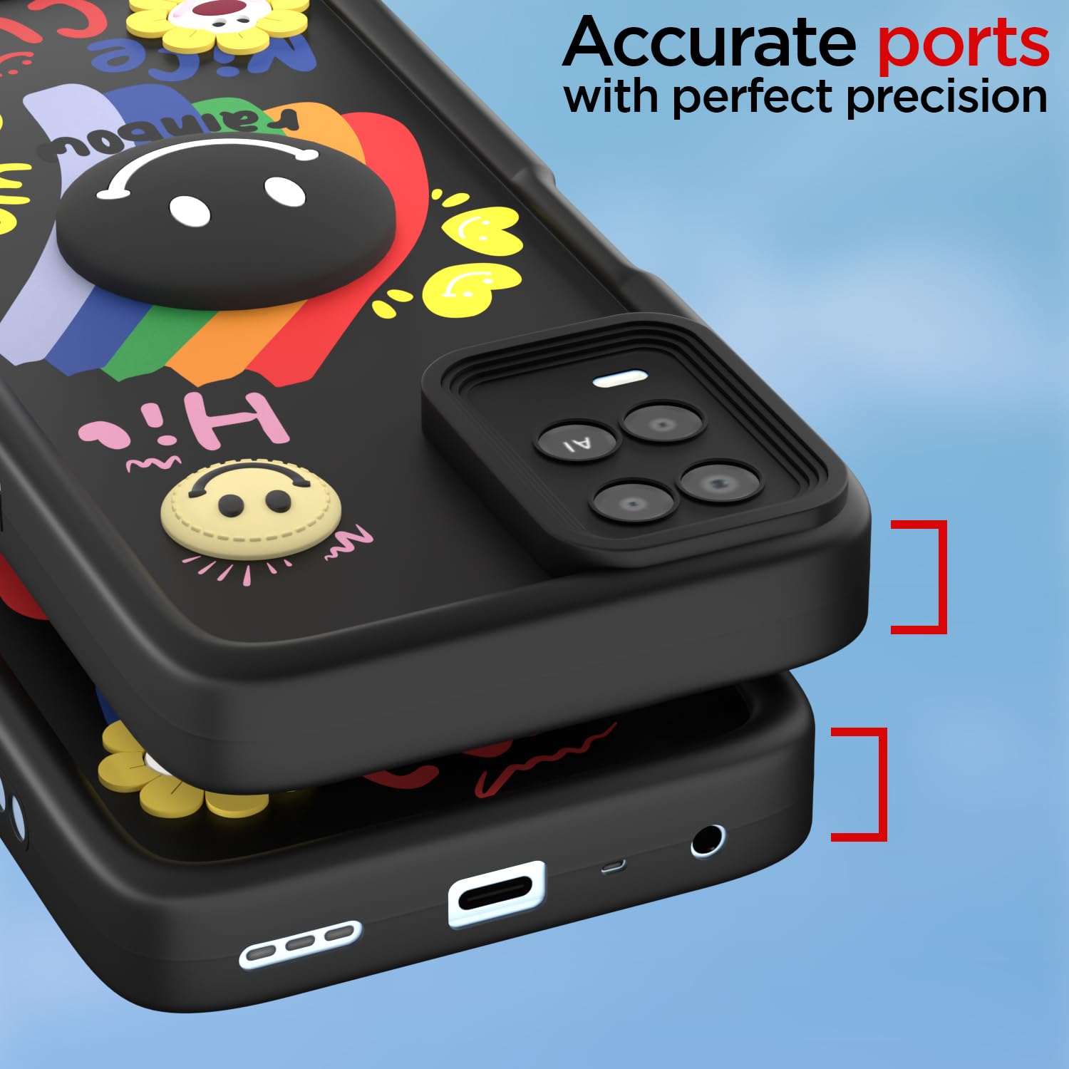 Black mobile cover for Oppo A54 – Pikkme – photo 4