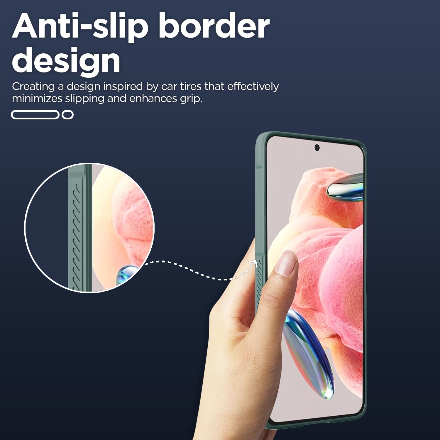 Redmi Note 12 4G mobile cover in green by Pikkme – photo 4