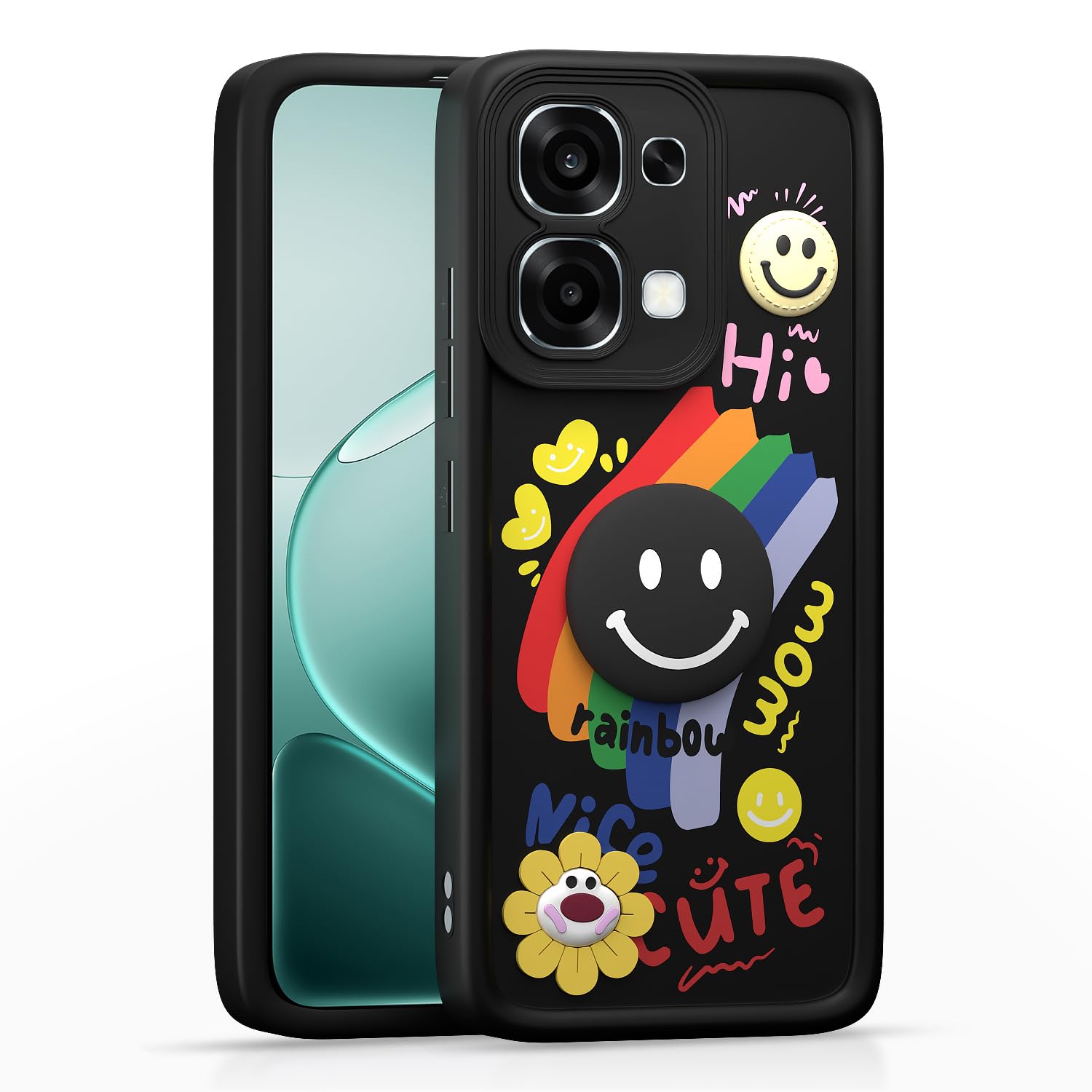 Oppo F31/F33 5G back cover in black by Pikkme