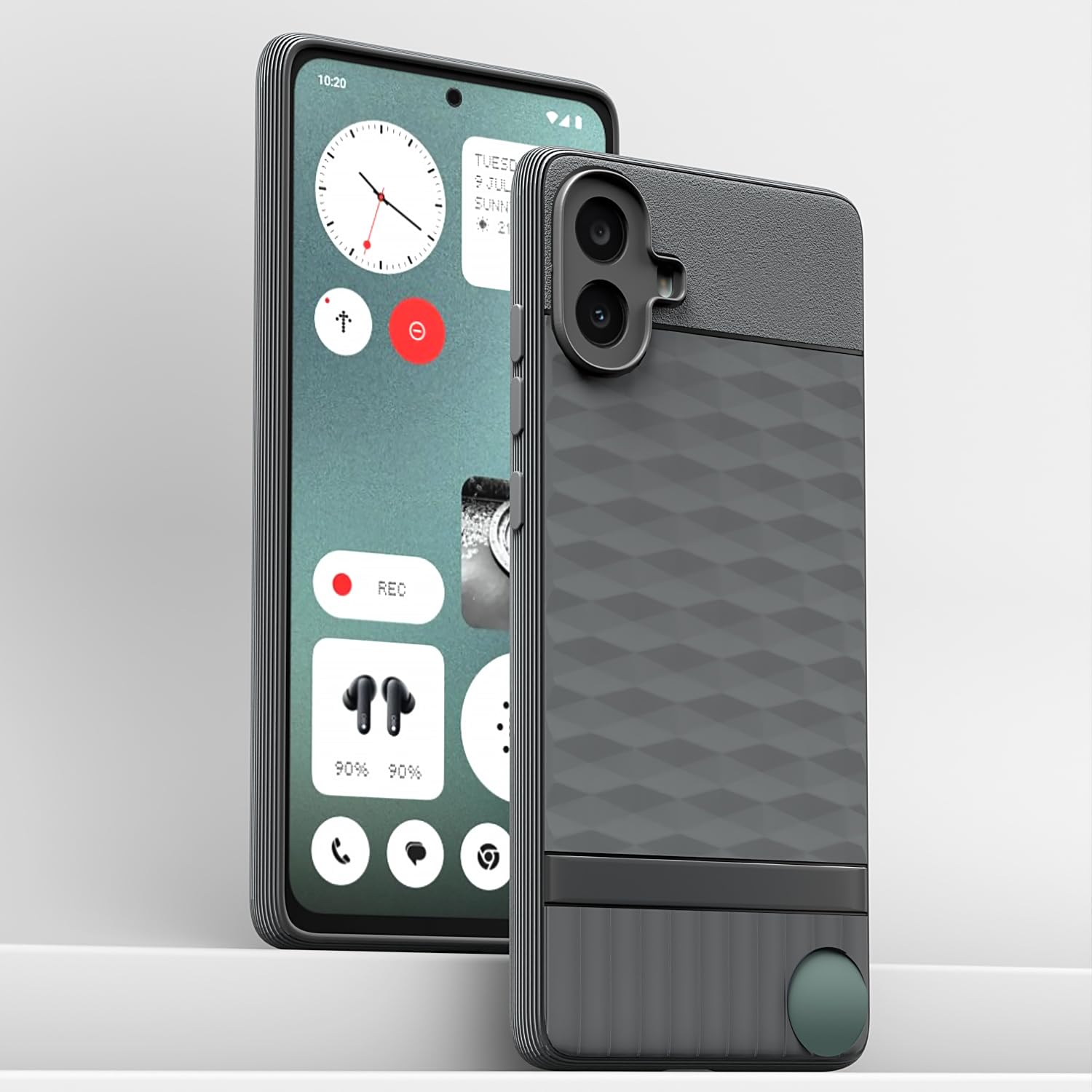 Pikkme CMF by Nothing Phone 1 5G Gencase Back Cover (Grey)