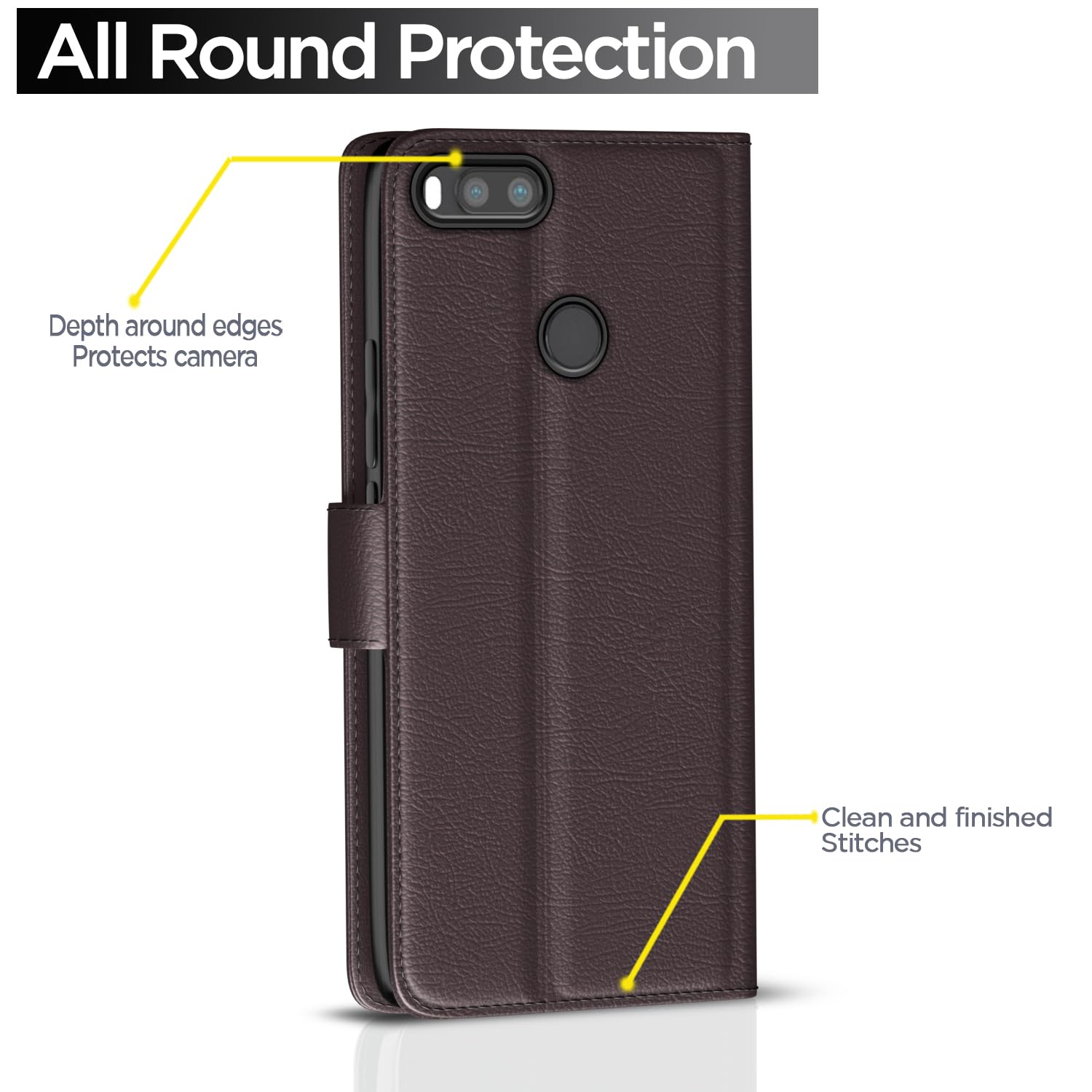 Coffee mobile flip cover for Mi A1 – Pikkme – photo 4