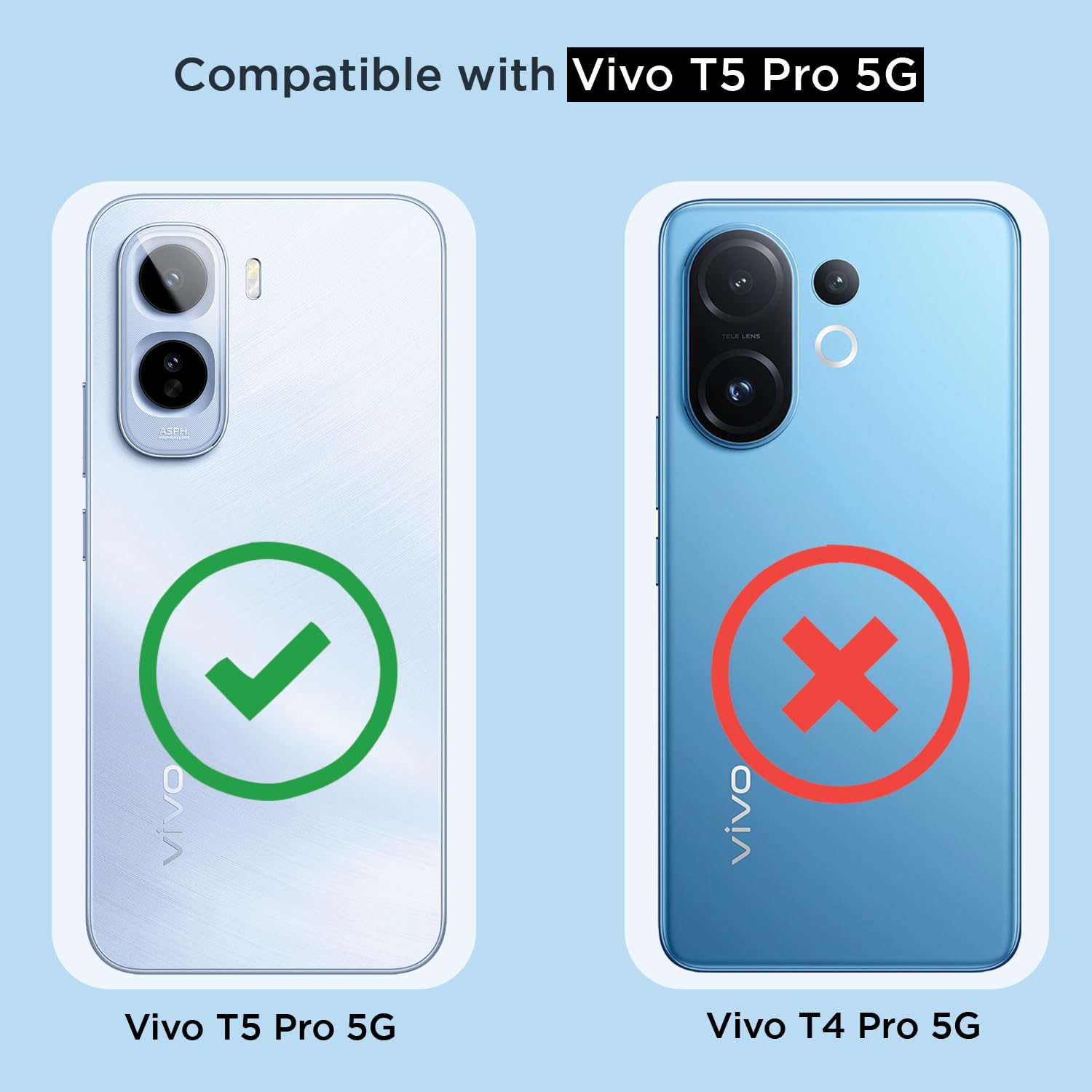 Pikkme Vivo T5 Pro 5G MagSafe transparent mag-safe phone cover – photo 4