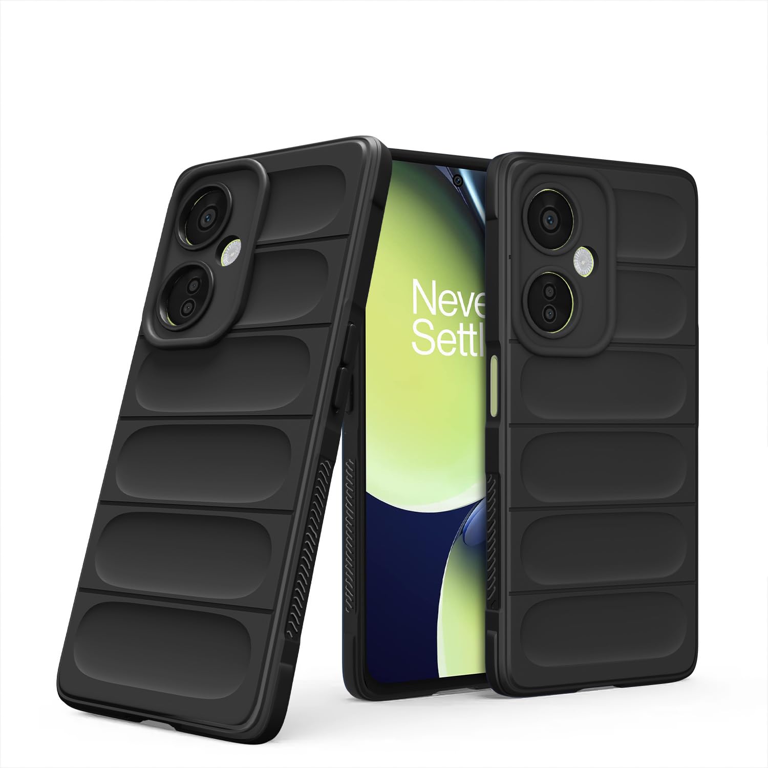 Black Liquid Silicone mobile cover for OnePlus Nord CE 3 Lite 5G – Pikkme