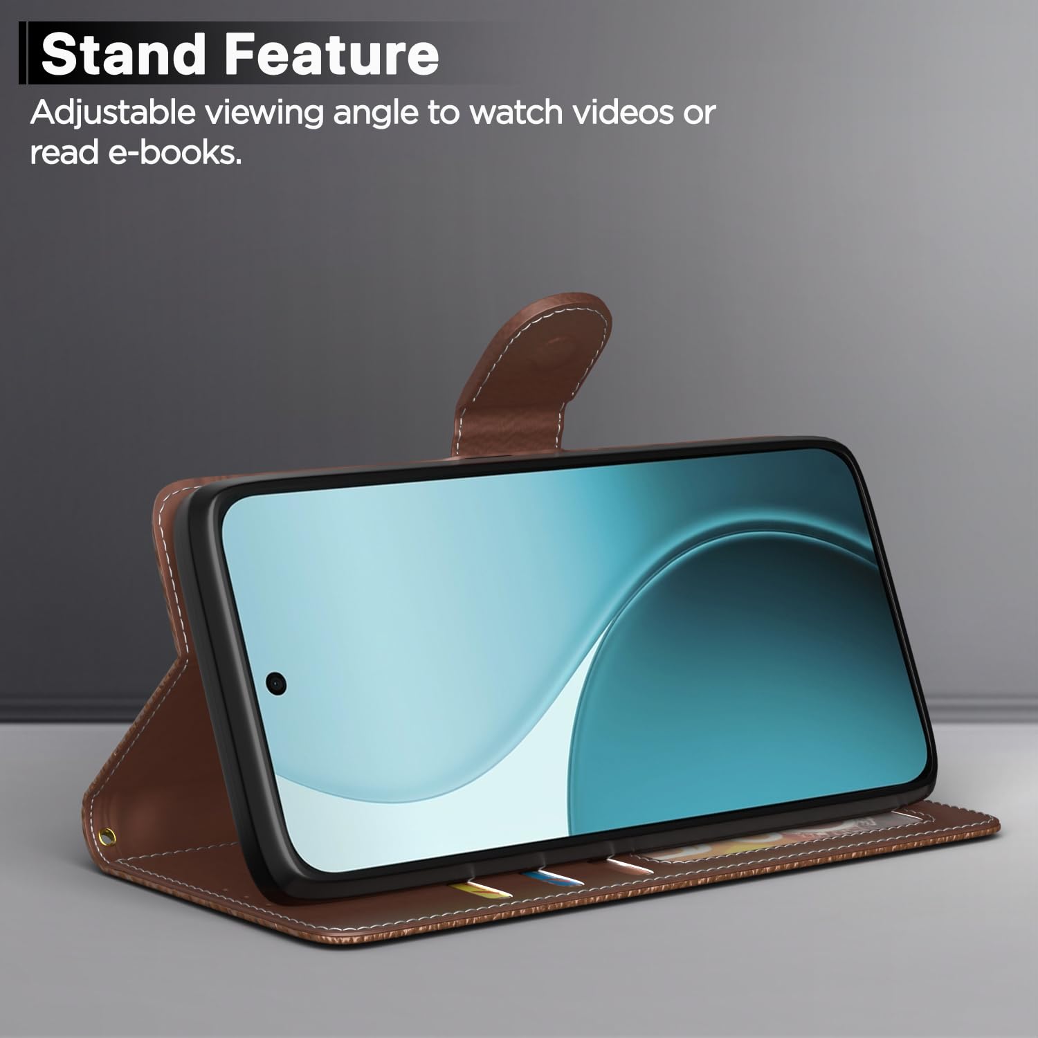 Tan flip case for Redmi A7 Pro/Poco C85x 5G/C81 – Pikkme – photo 3
