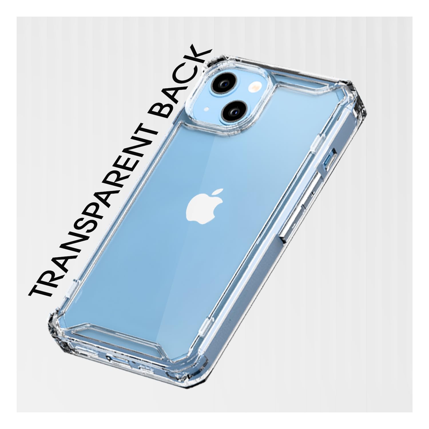 Transparent Hybrid back cover for iPhone 13/14 – Pikkme – photo 3