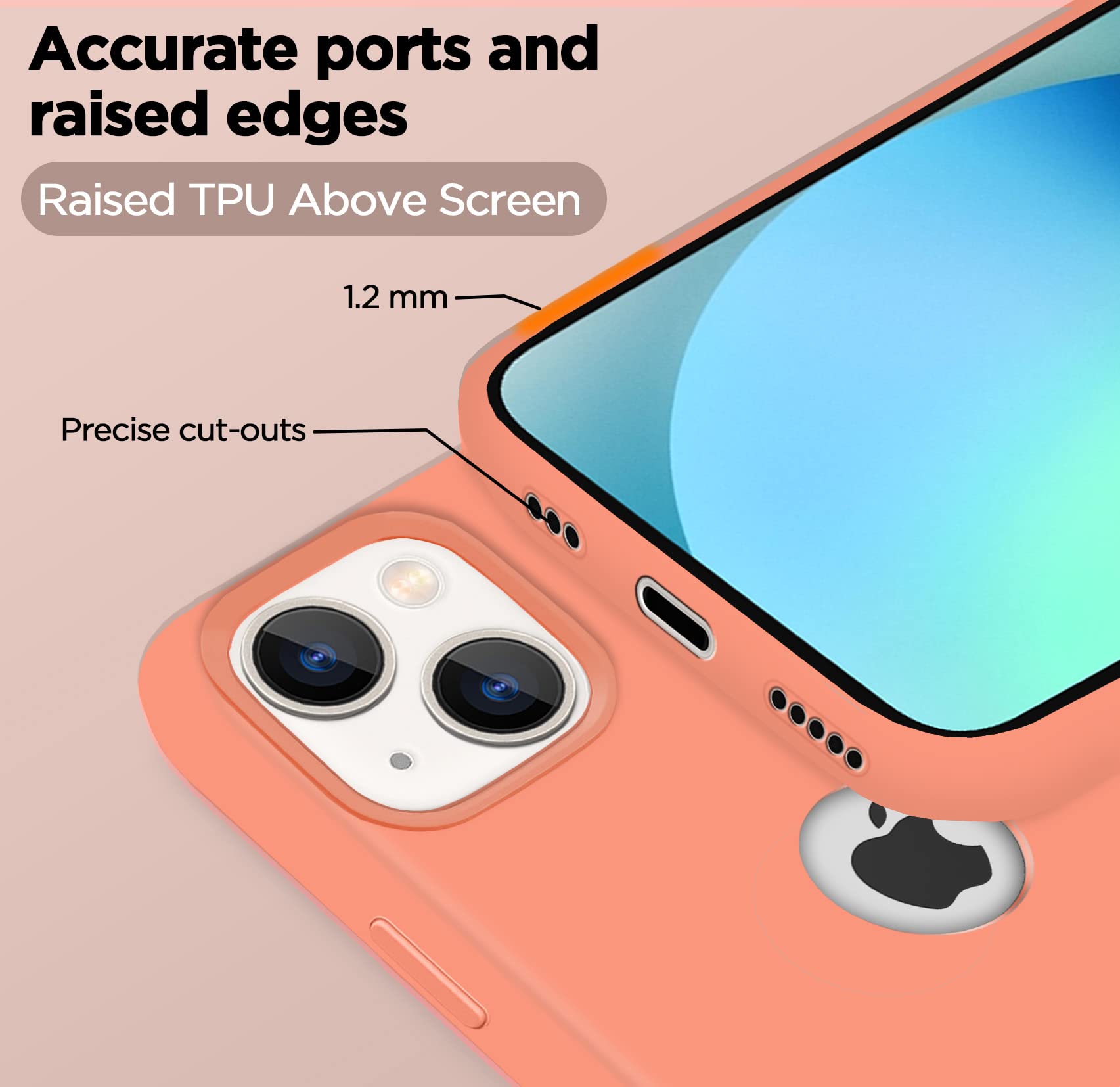 Pikkme new peach back cover for iPhone 13 Mini – photo 6