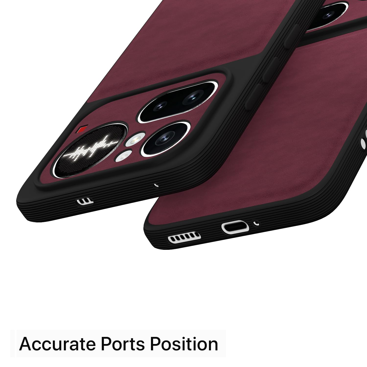 Purple Leather mobile cover for Nothing Phone 4a Pro 5G – Pikkme – photo 4