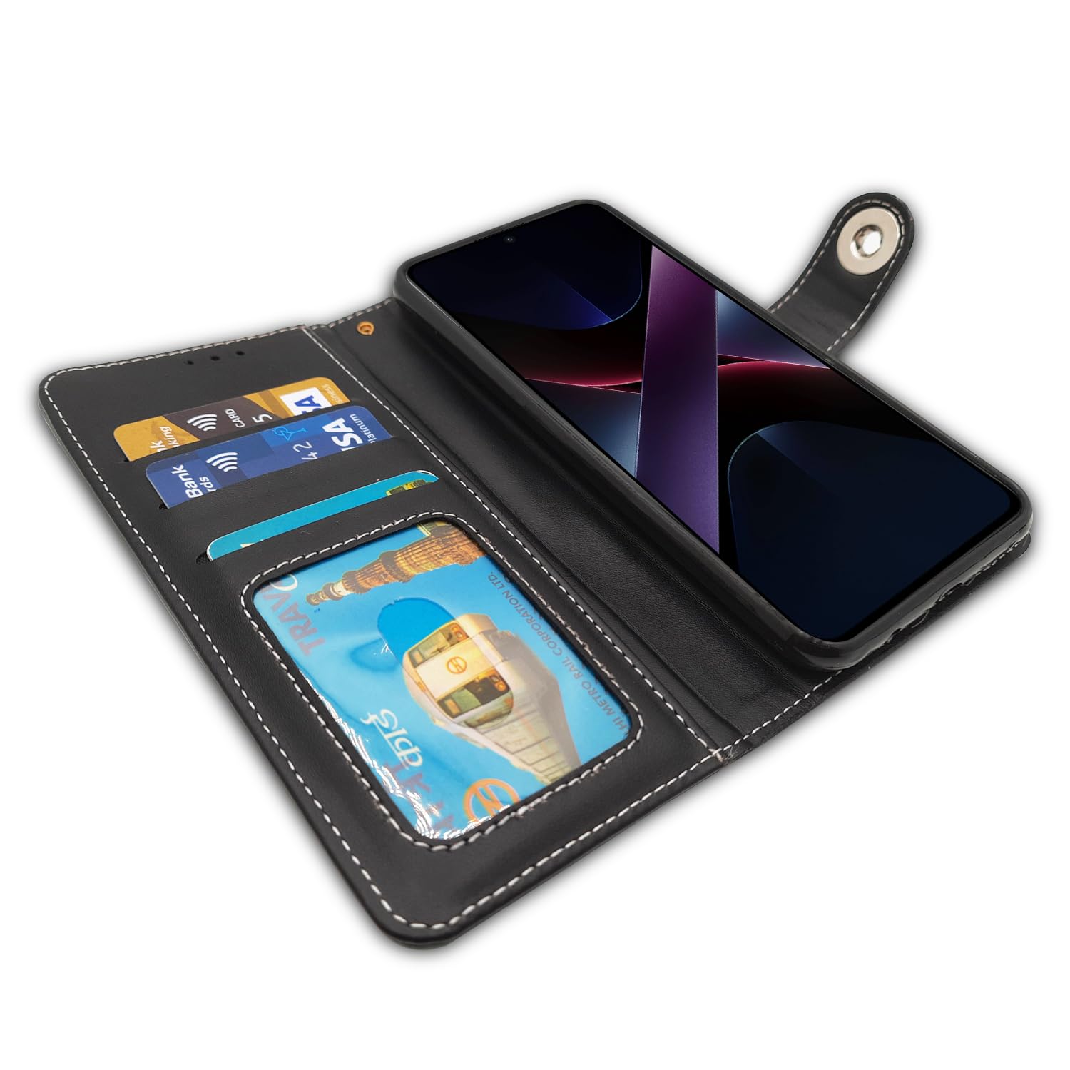 POCO X7 Pro 5G mobile flip cover in grey by Pikkme – photo 5