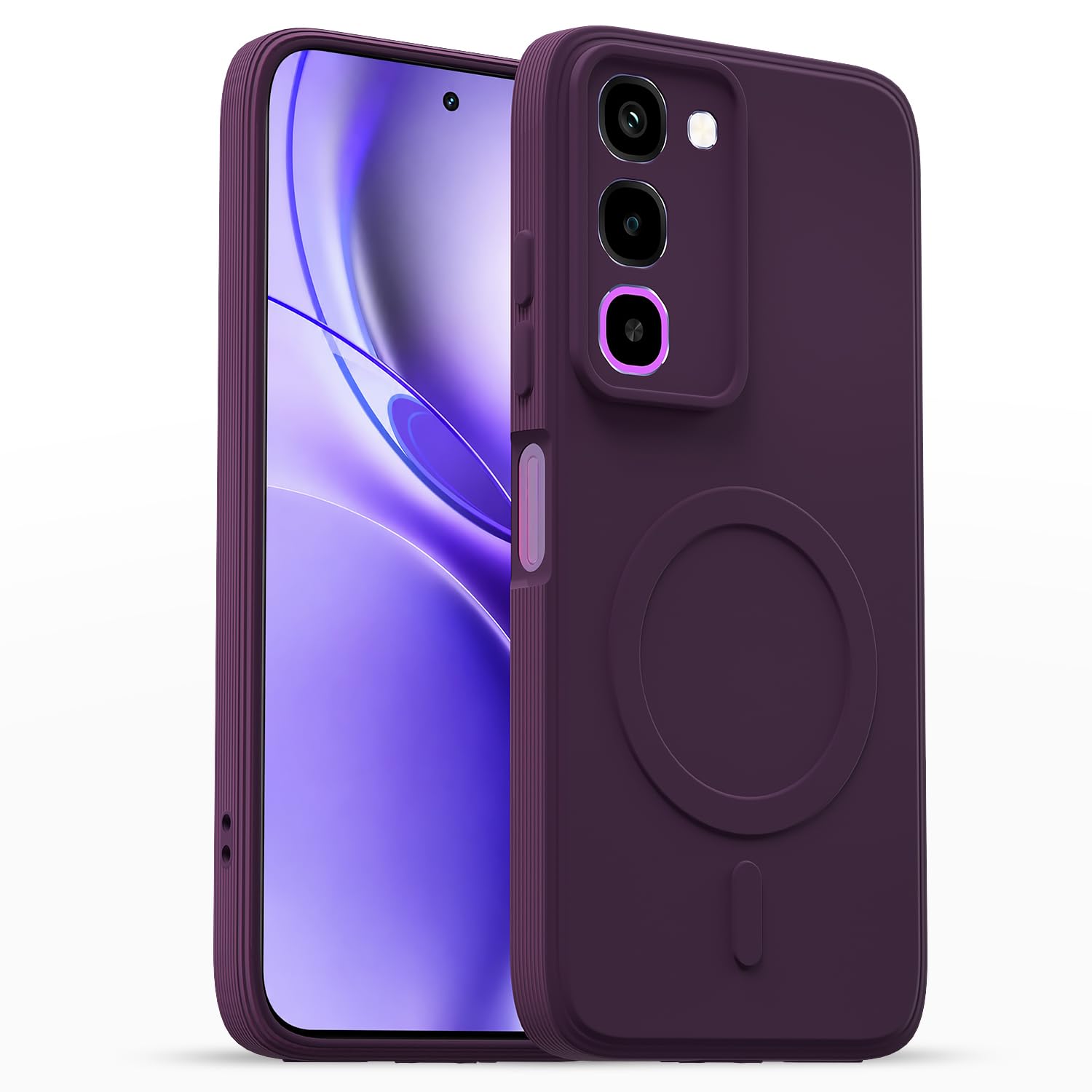 Pikkme purple mobile back cover for Realme P4R 5G
